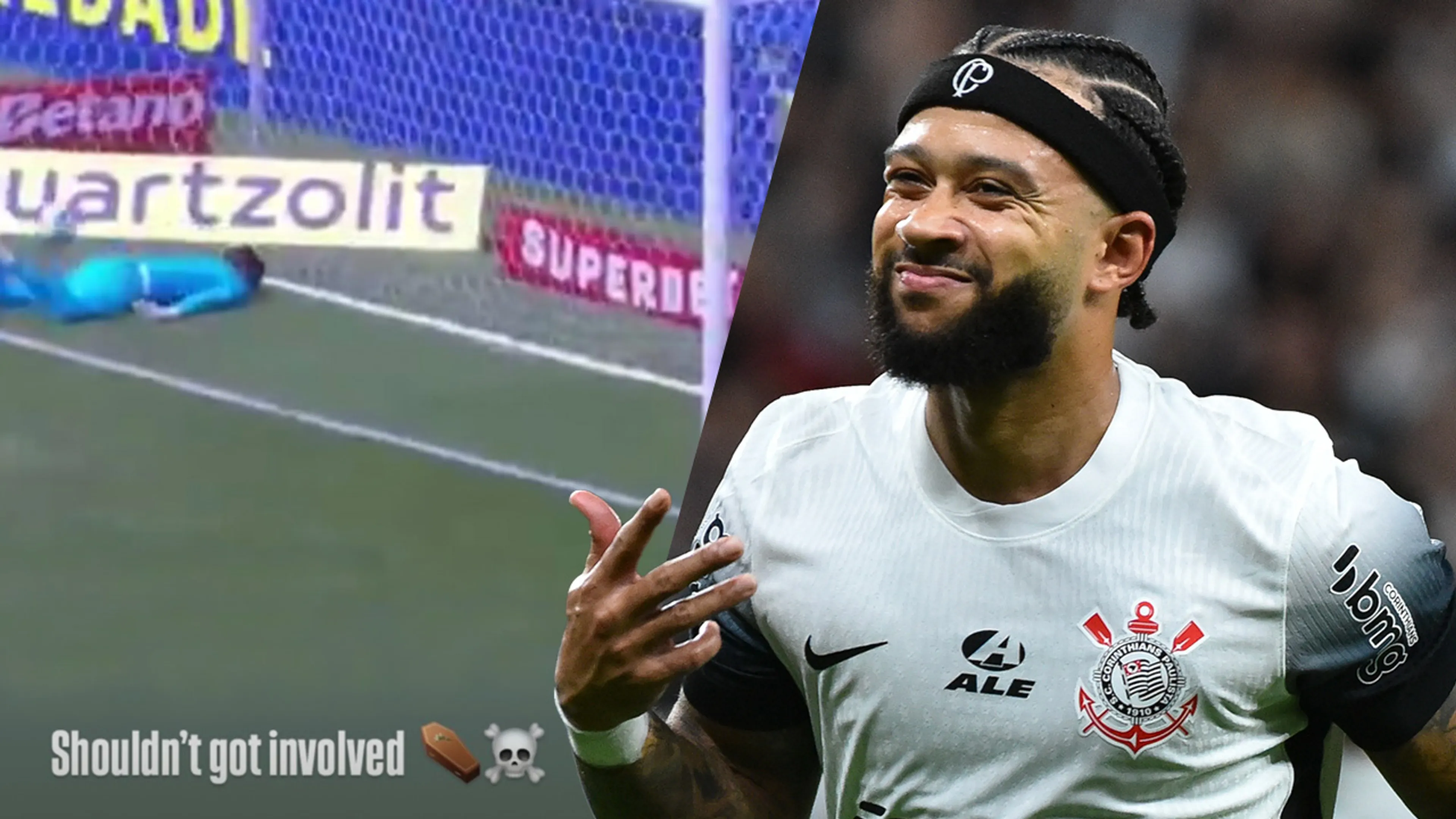 Memphis deelt sneer uit na opstootje: 'Je had je er niet mee moeten bemoeien'