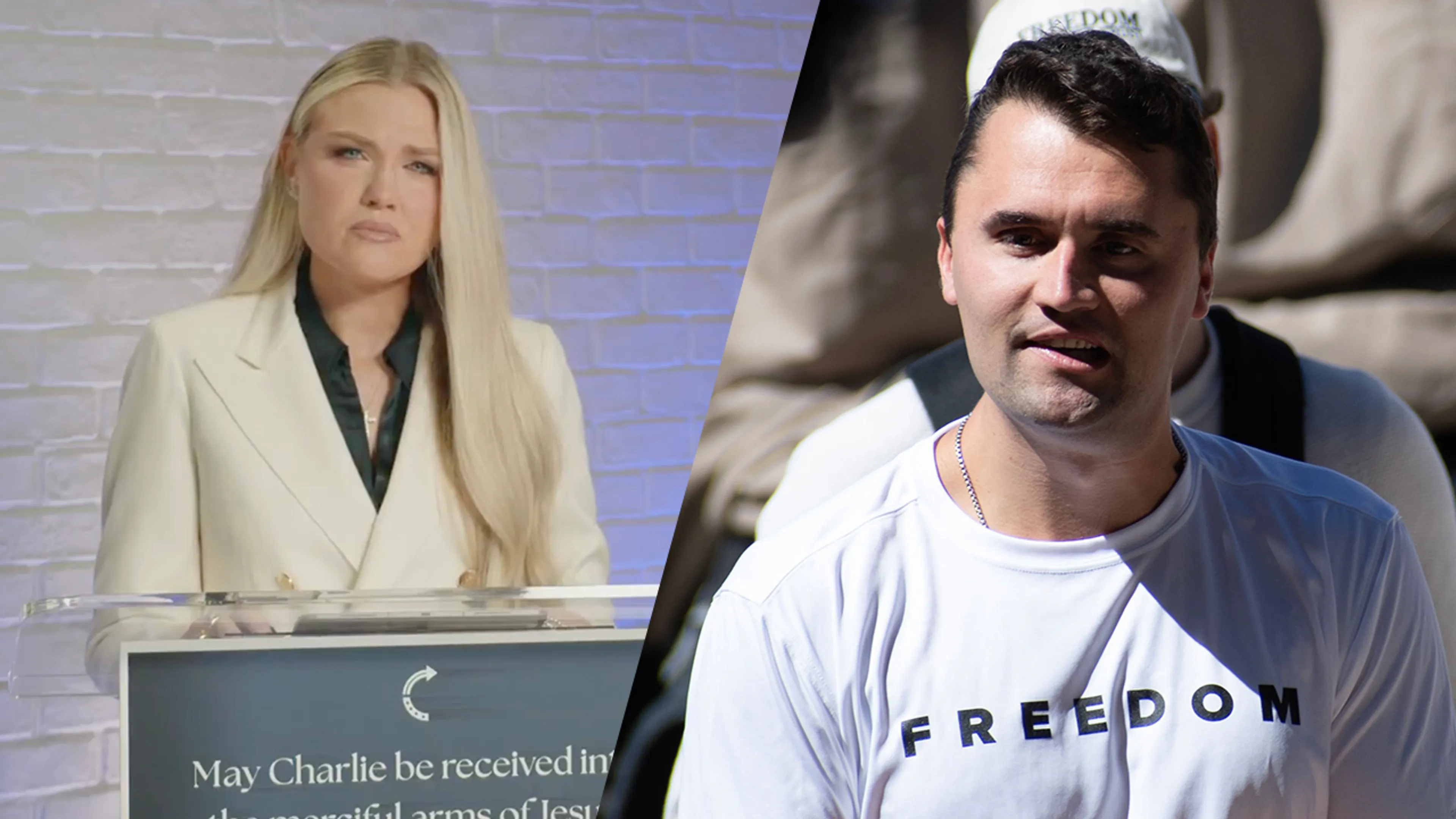 Video: Weduwe Charlie Kirk blijft strijdbaar in emotionele toespraak: 'Vuur in mij losgemaakt'