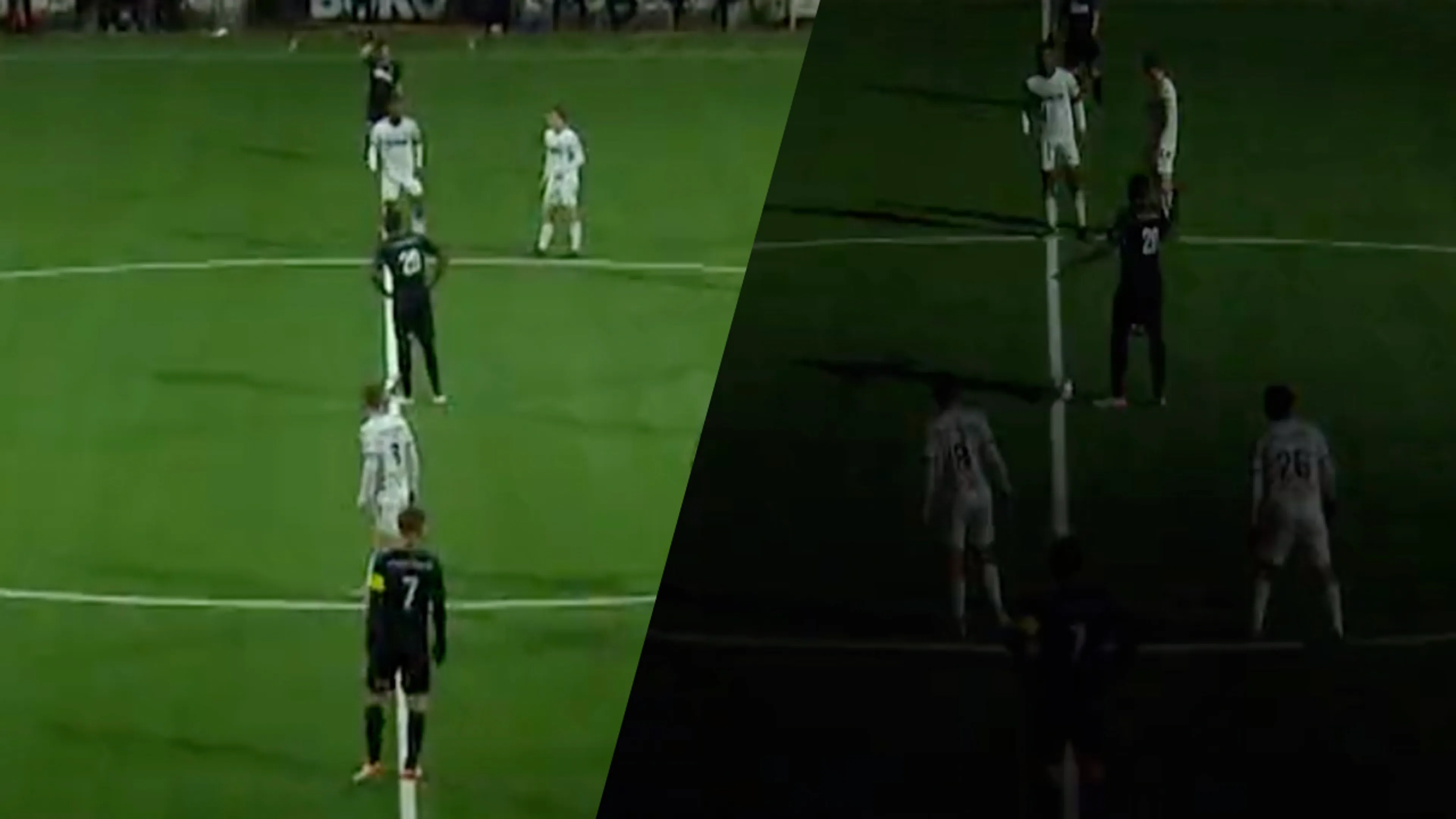Telstar viert doelpunt wel héél uitbundig: feestverlichting blijft ook na hervatting aan