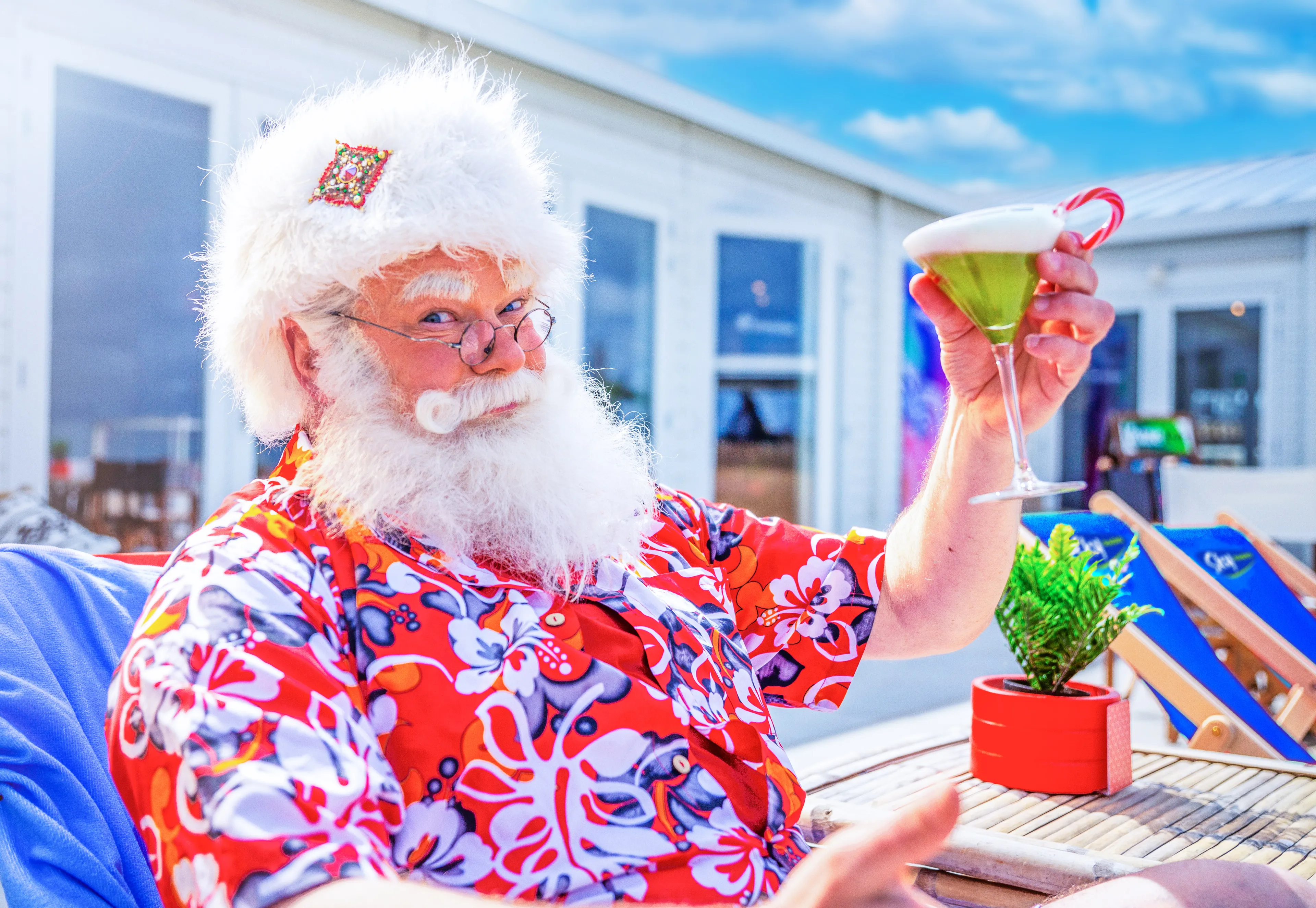 Sky Radio organiseert de Inhaal Kerstborrel op het strand