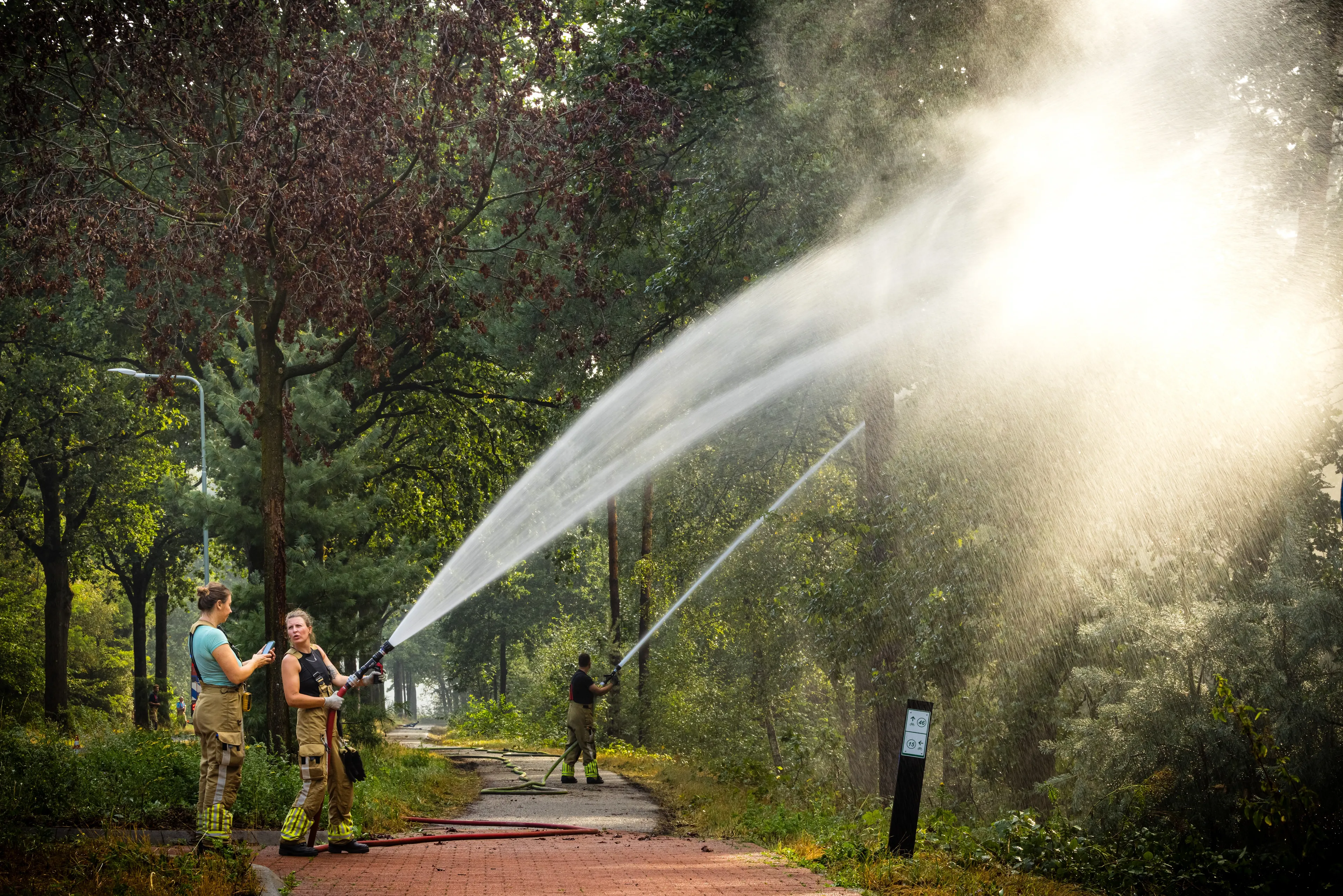 Venray kondigt noodverordening af vanwege grote natuurbrand