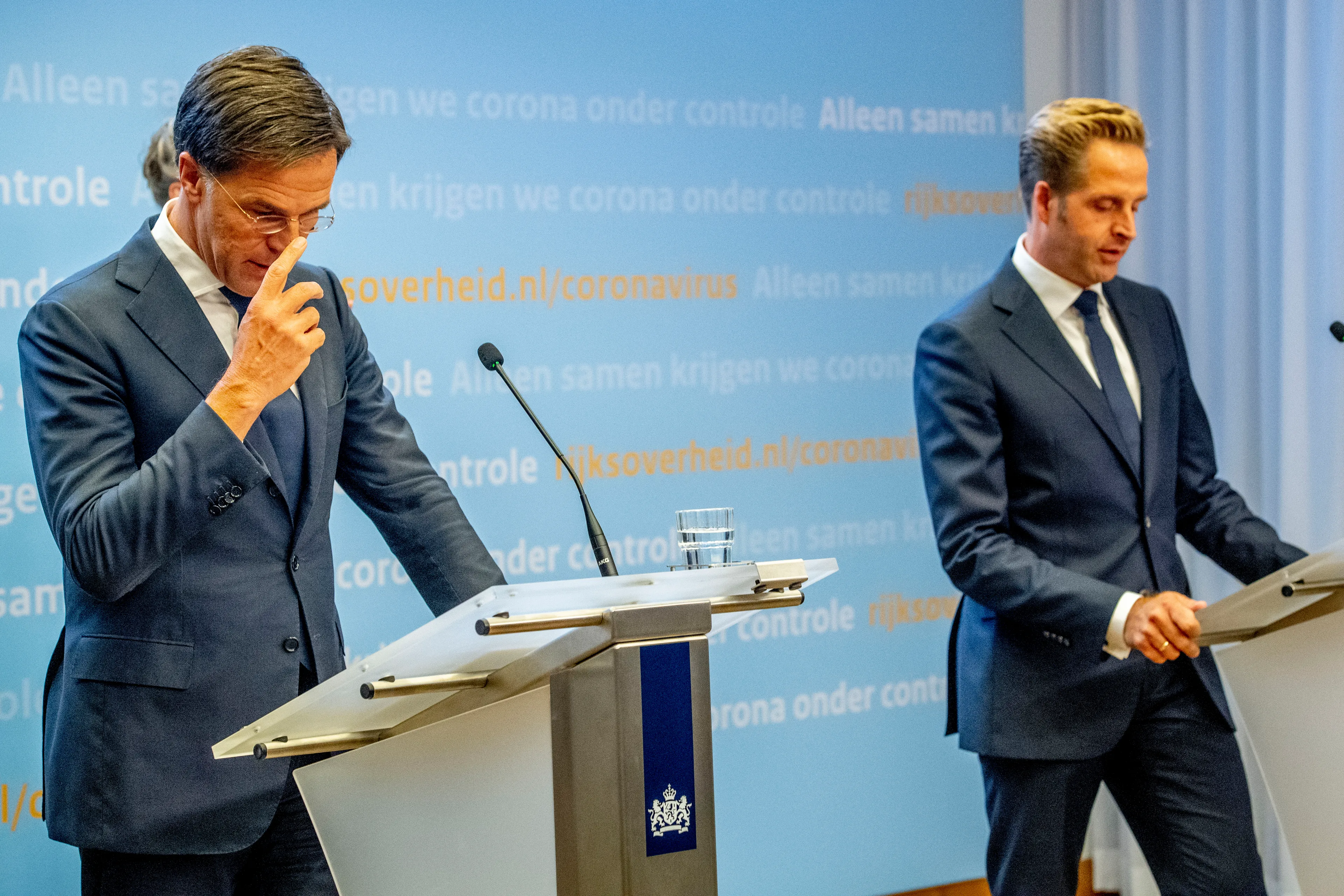 Kijk mee naar de speciaal ingelaste persconferentie van premier Rutte en De Jonge