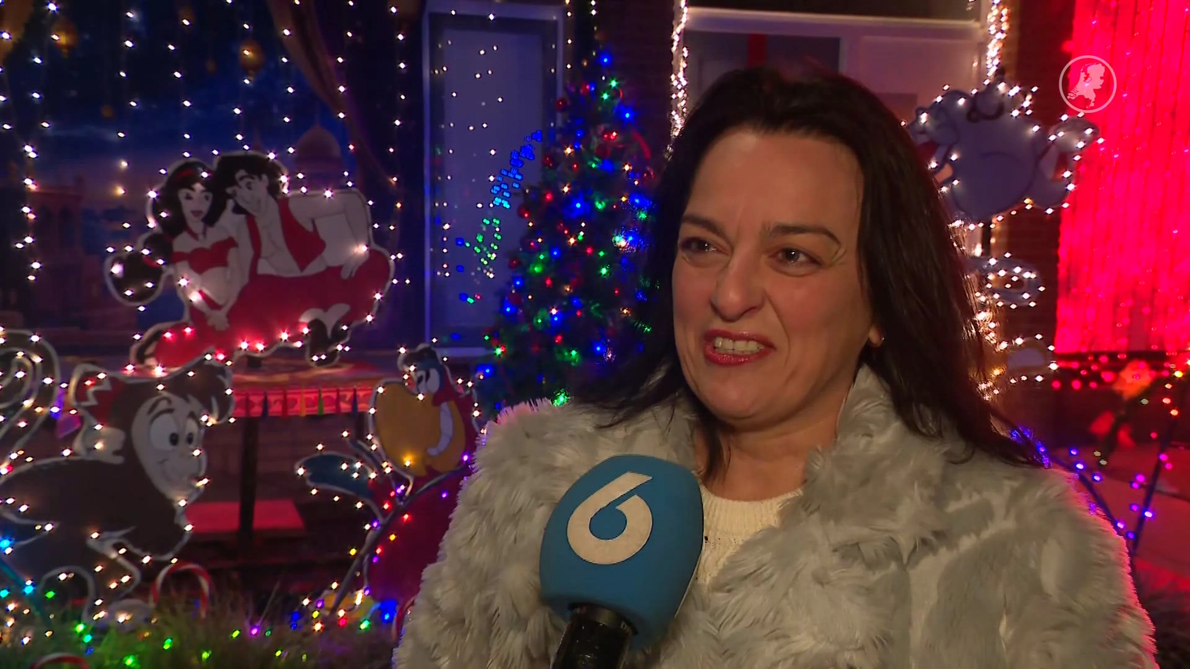 Straat in Arkel omgetoverd tot kerstdorp