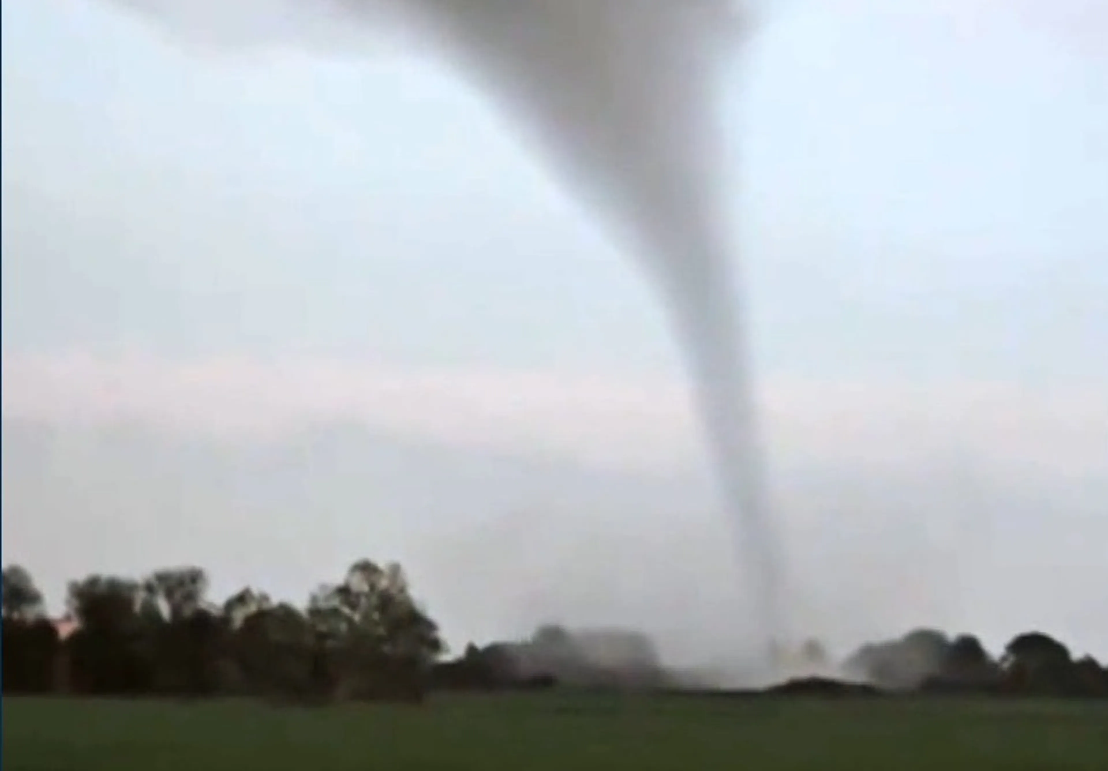 Voor tweede keer in korte tijd tornado gezien in Friesland