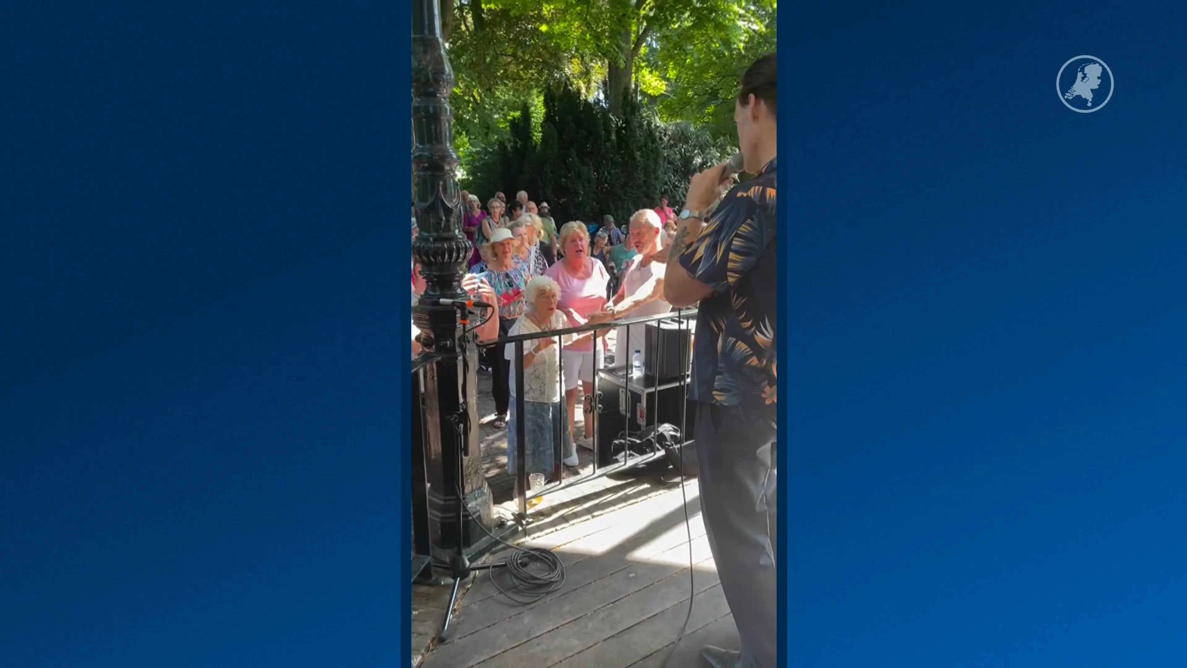 91-jarige sopraan steelt show tijdens Haarlems zomerconcert