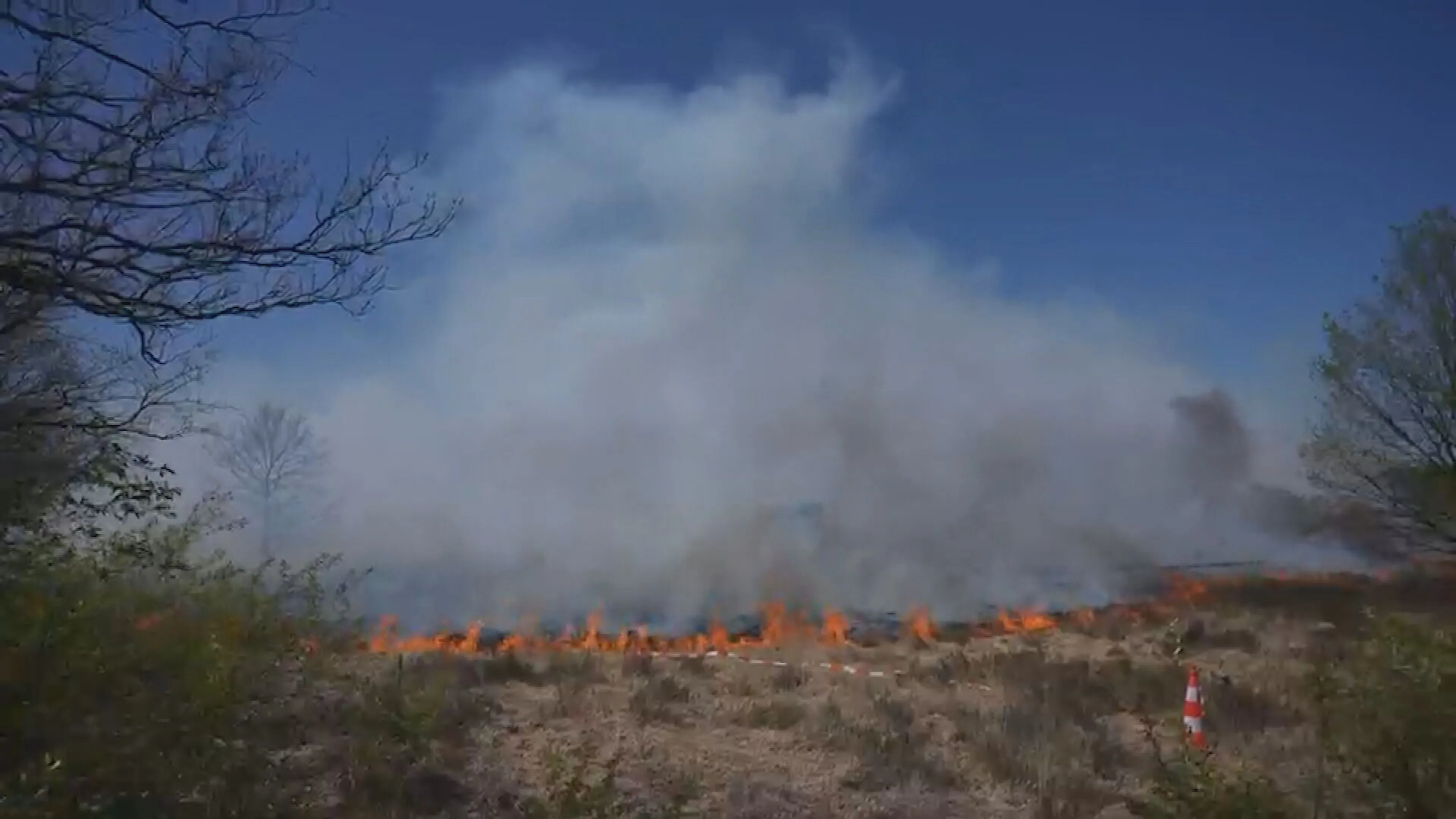 Natuurbrand op Oirschotse Heide brak uit tijdens militaire oefening