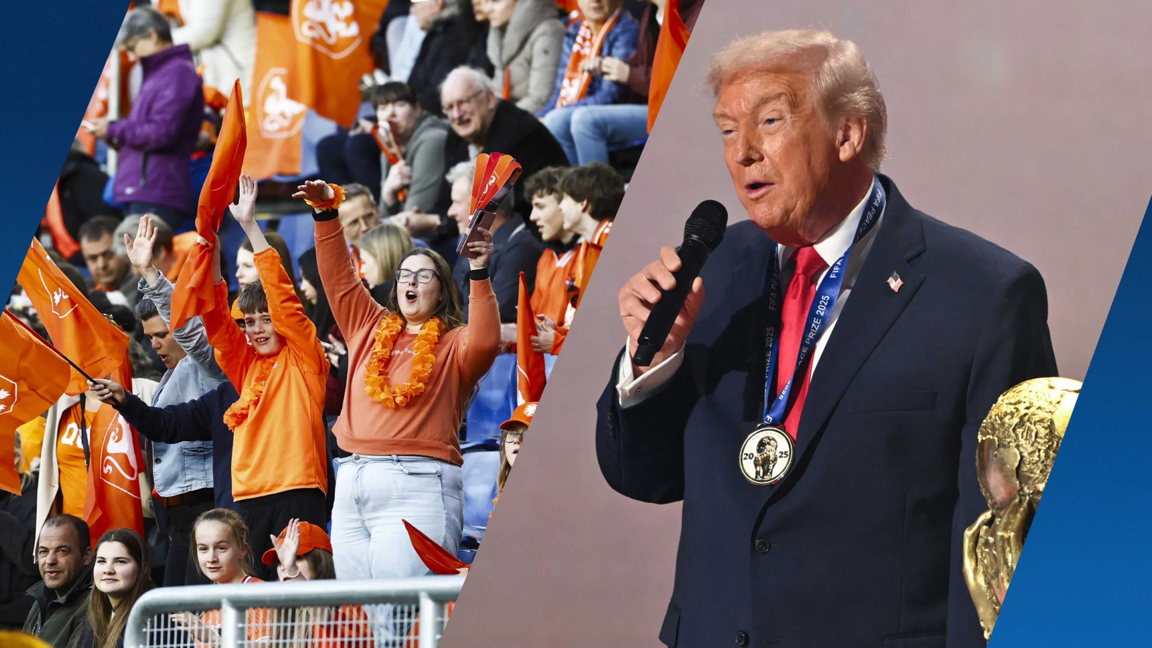 'Trump beperkt WK-plezier van Nederlandse voetbalfans'