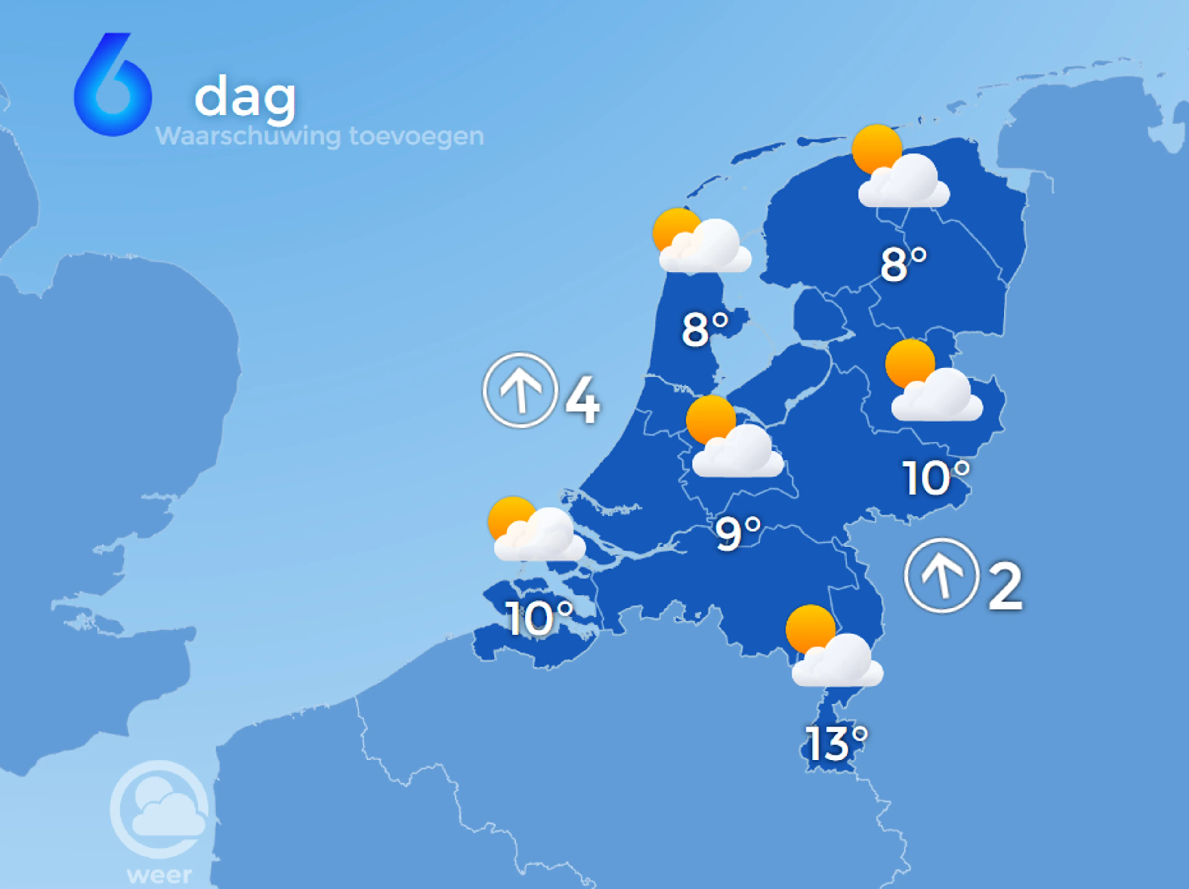  Komende week zacht weer voor de tijd van het jaar