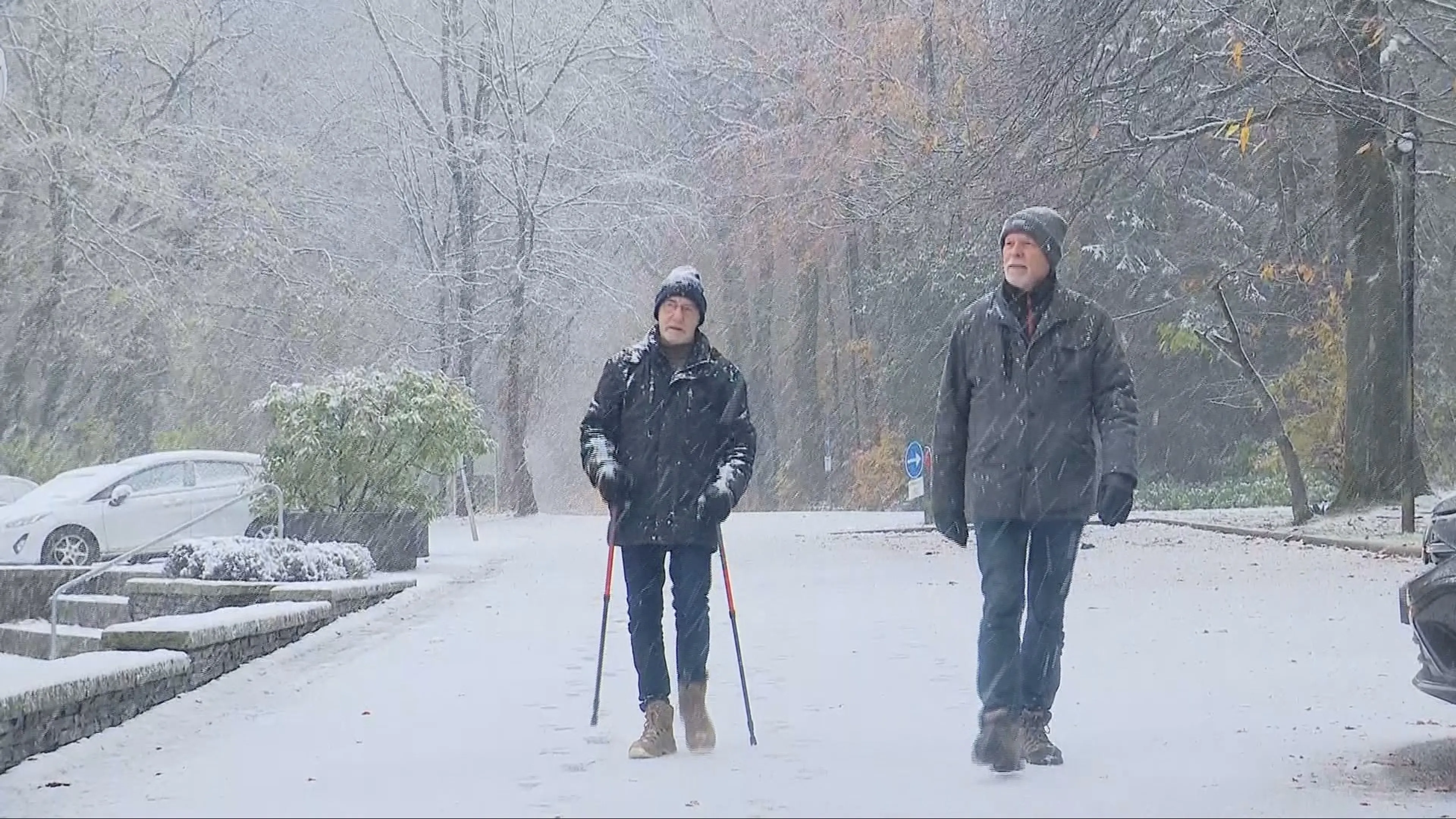 Bezoekers van Drielandenpunt genieten van dik pak sneeuw