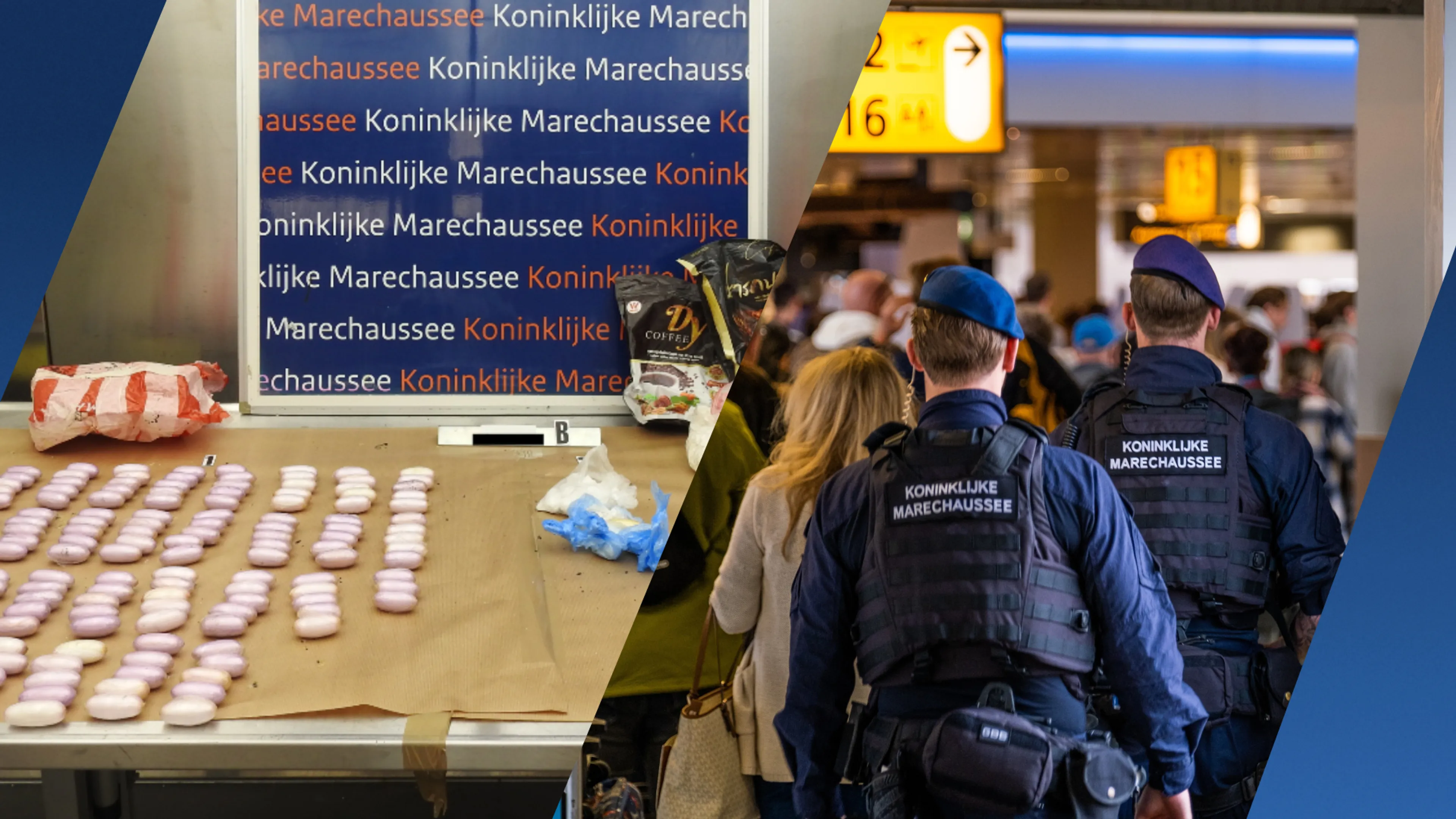 Kilo's drugs gevonden: man (43) aangehouden voor smokkel via Schiphol