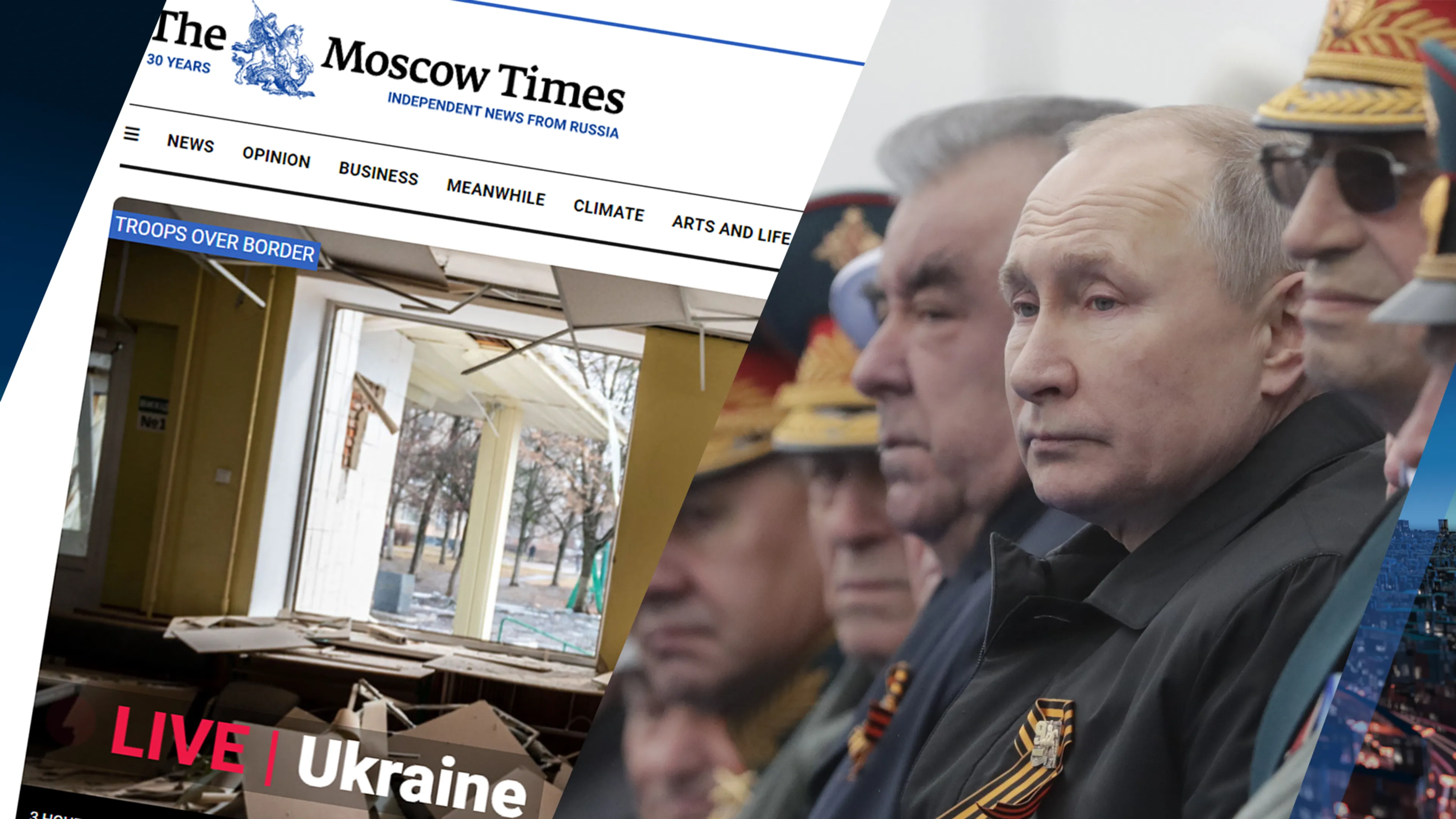 Redactie krant Moscow Times wordt naar Nederland geëvacueerd