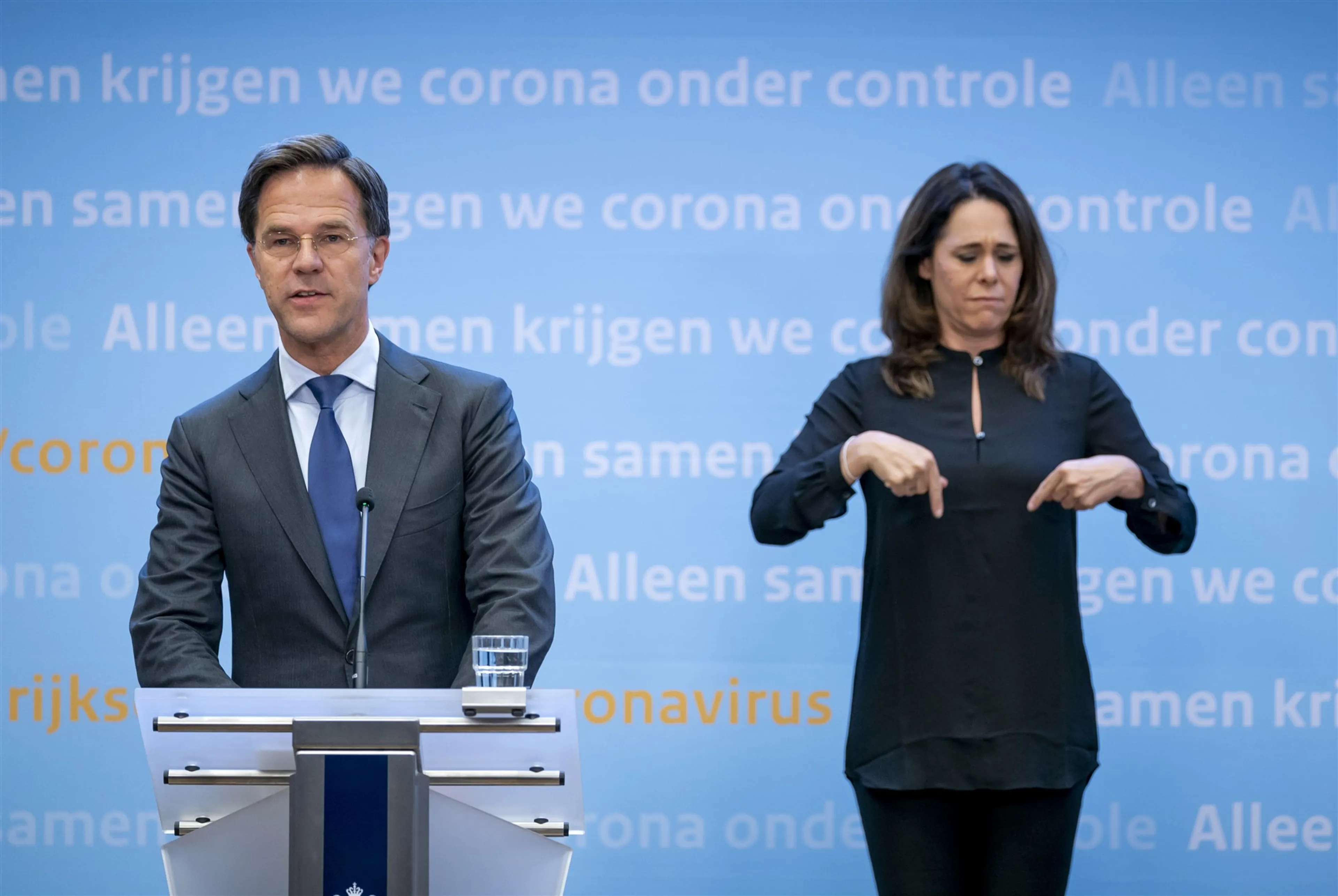 Gebarentolk Irma is terug, sociale media euforisch