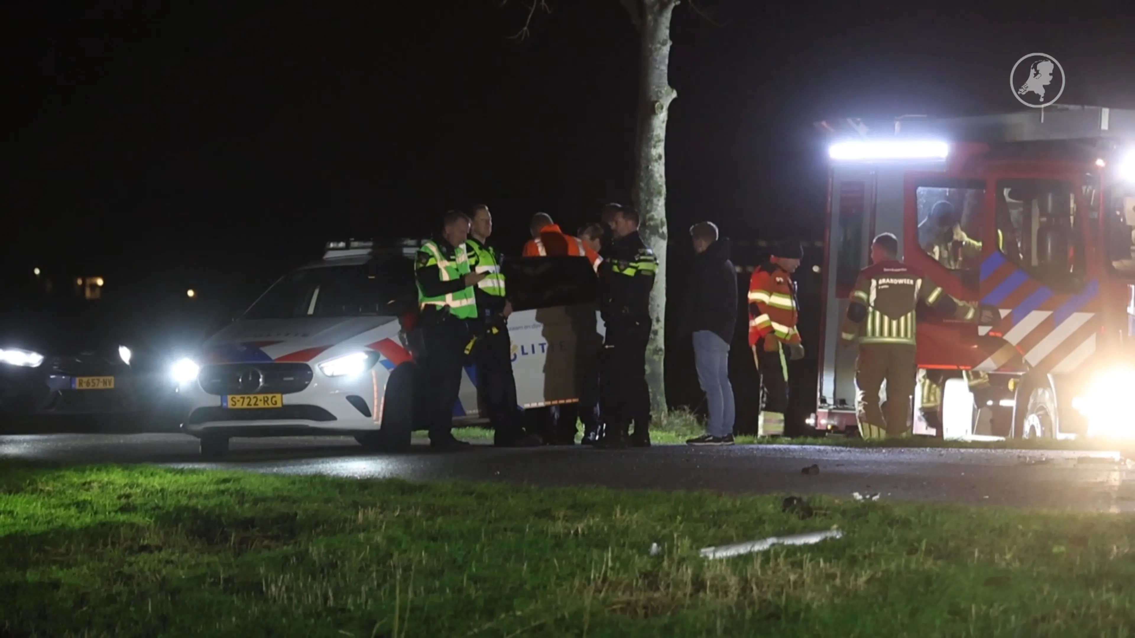 Grote ravage en vier gewonden bij ongeluk in Warten