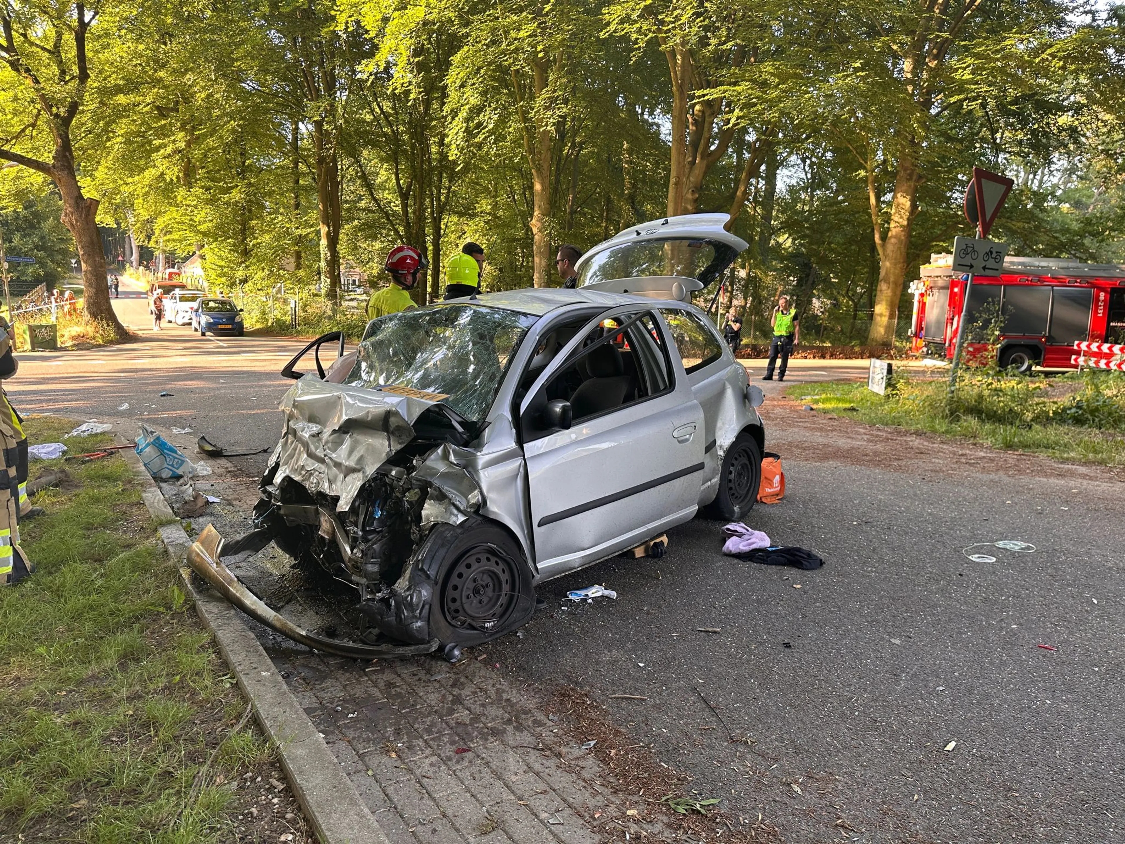 Vijf gewonden bij ernstig auto-ongeluk in Berg en Dal