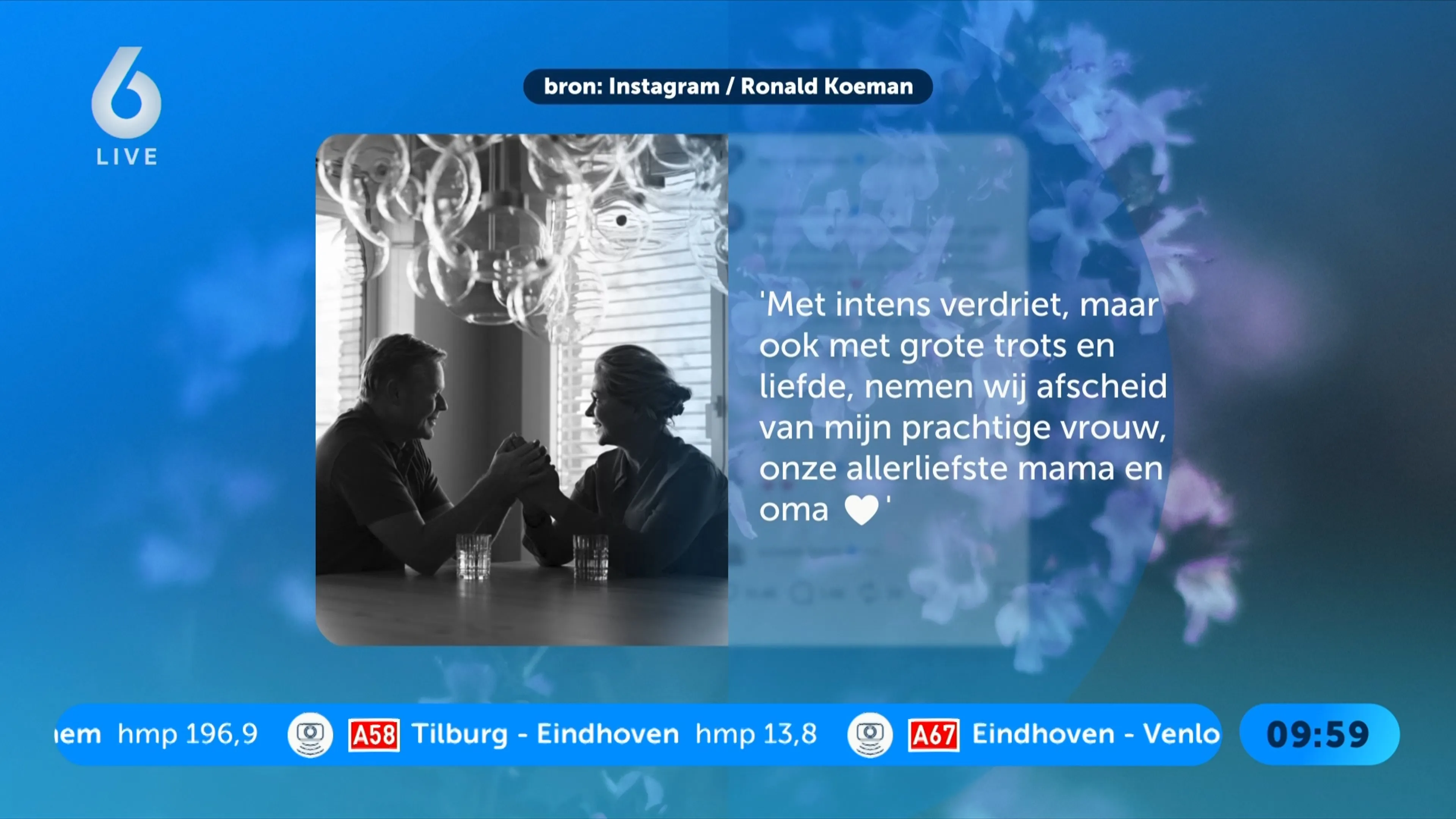 Bartina Koeman (65), vrouw van Ronald Koeman, overleden