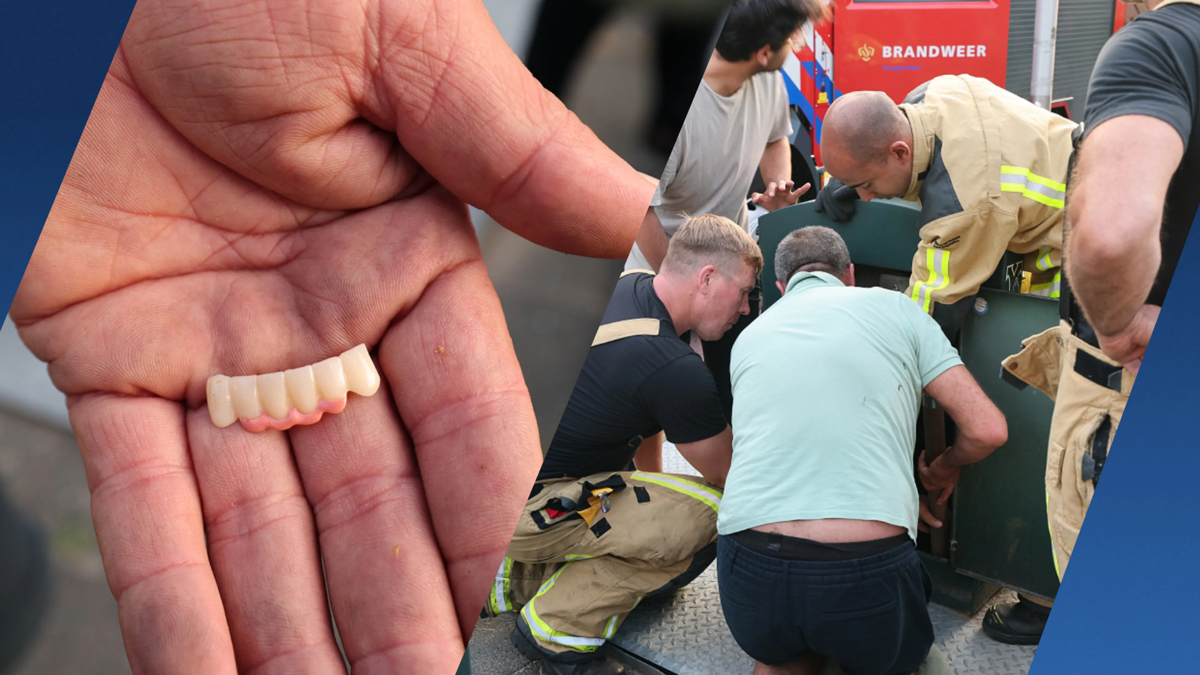 Zoon gooit kostbaar gebit weg, brandweer opgeroepen in Den Haag