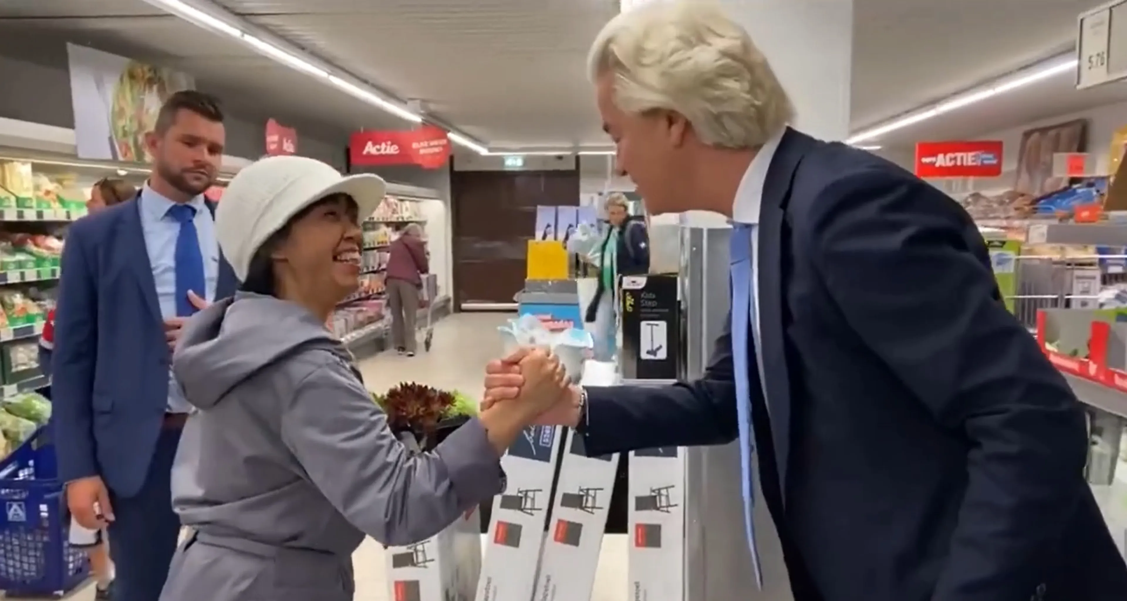 Geert Wilders ruziet met supermarkt na onverwacht bezoek: 'Stel je voor dat iemand de waarheid laat zien'