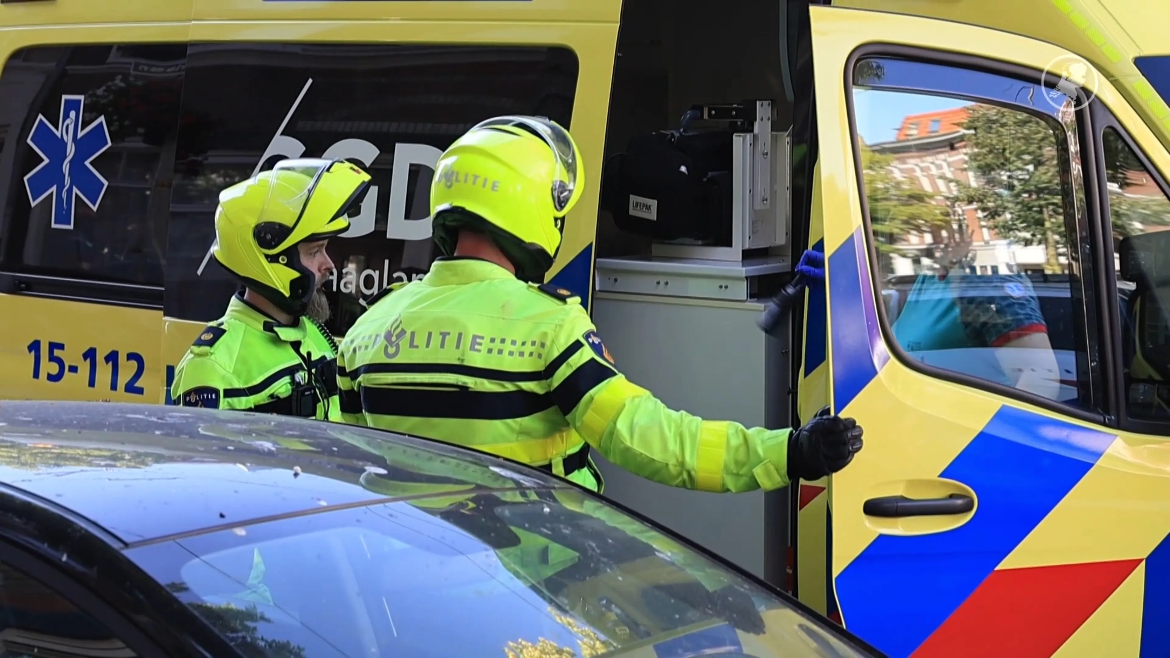 Ambulancepersoneel belaagd aan de Paul Krugerlaan in Den Haag