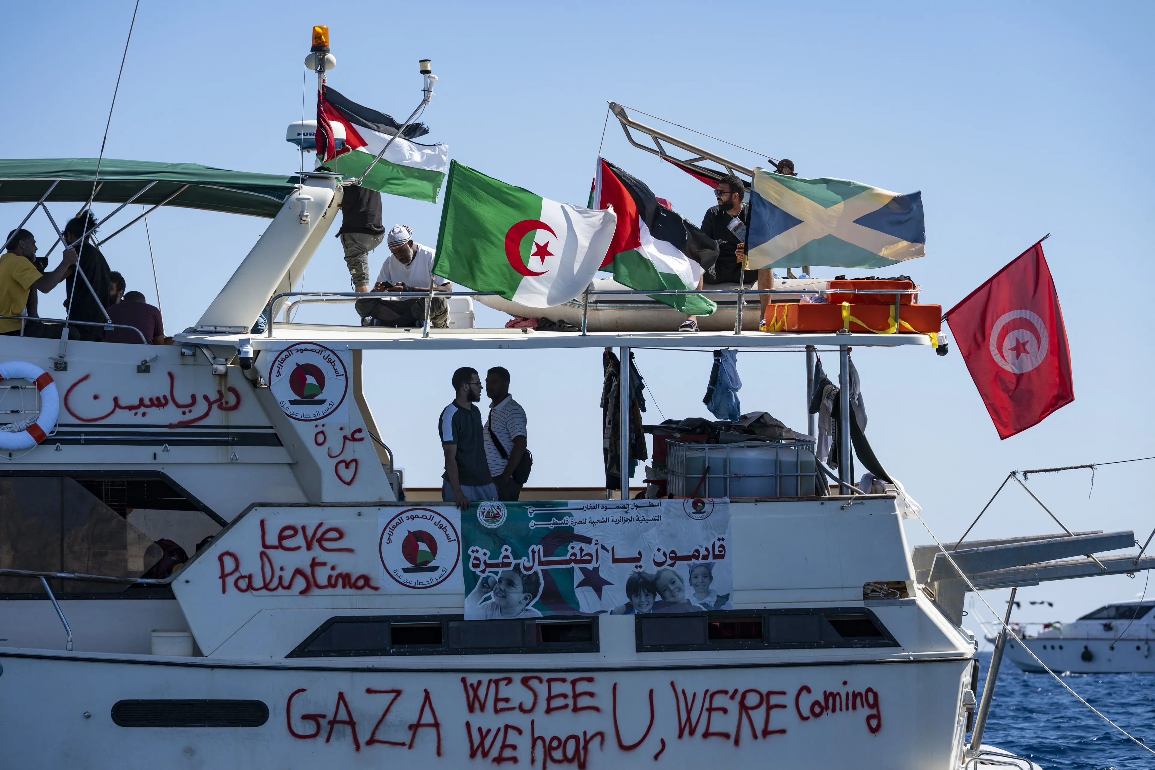Nederlandse boot Gaza-vloot onderschept door Israël