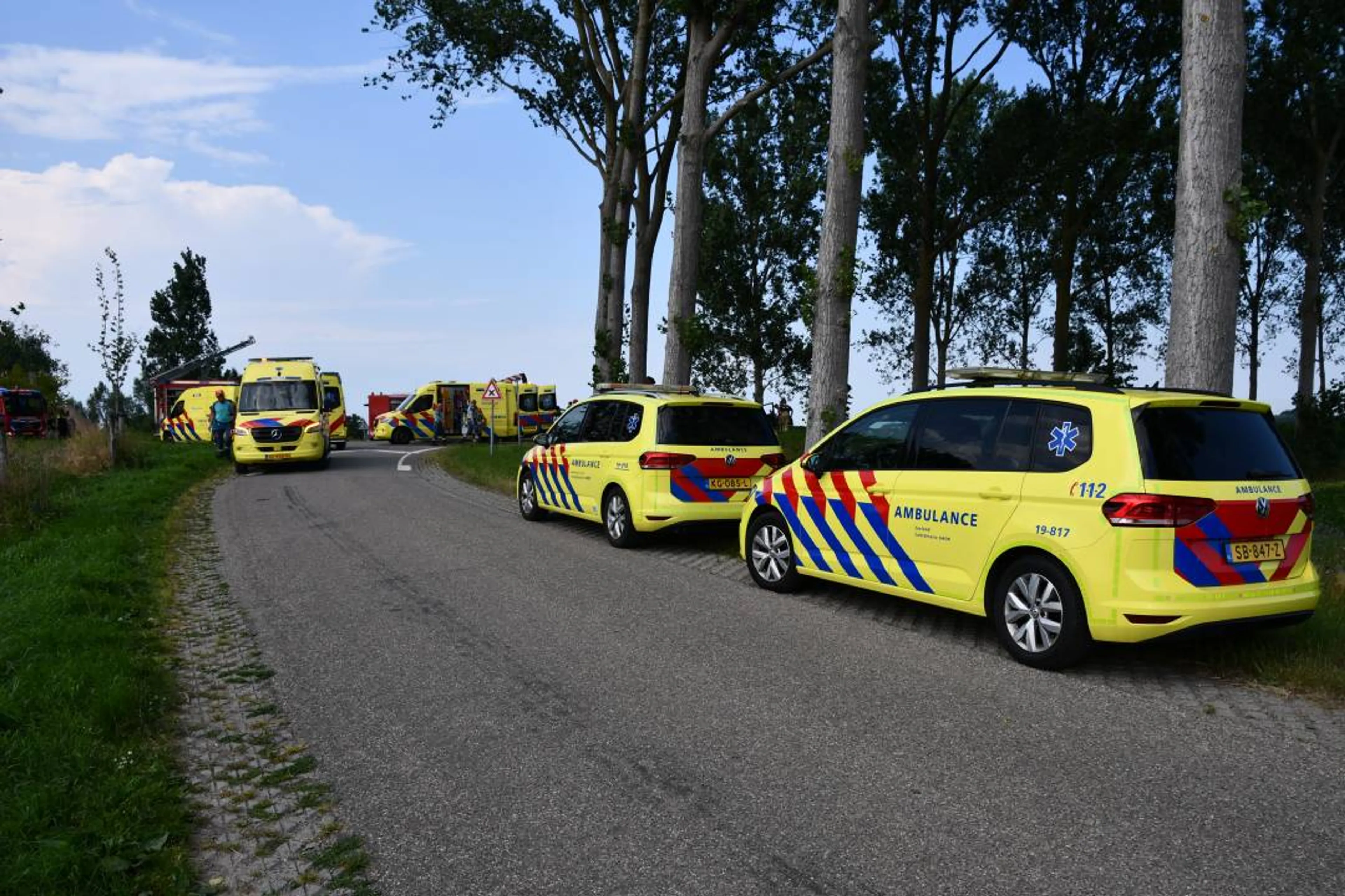 Vijf personen betrokken bij auto-ongeluk in Terneuzen, traumahelikopters ingezet