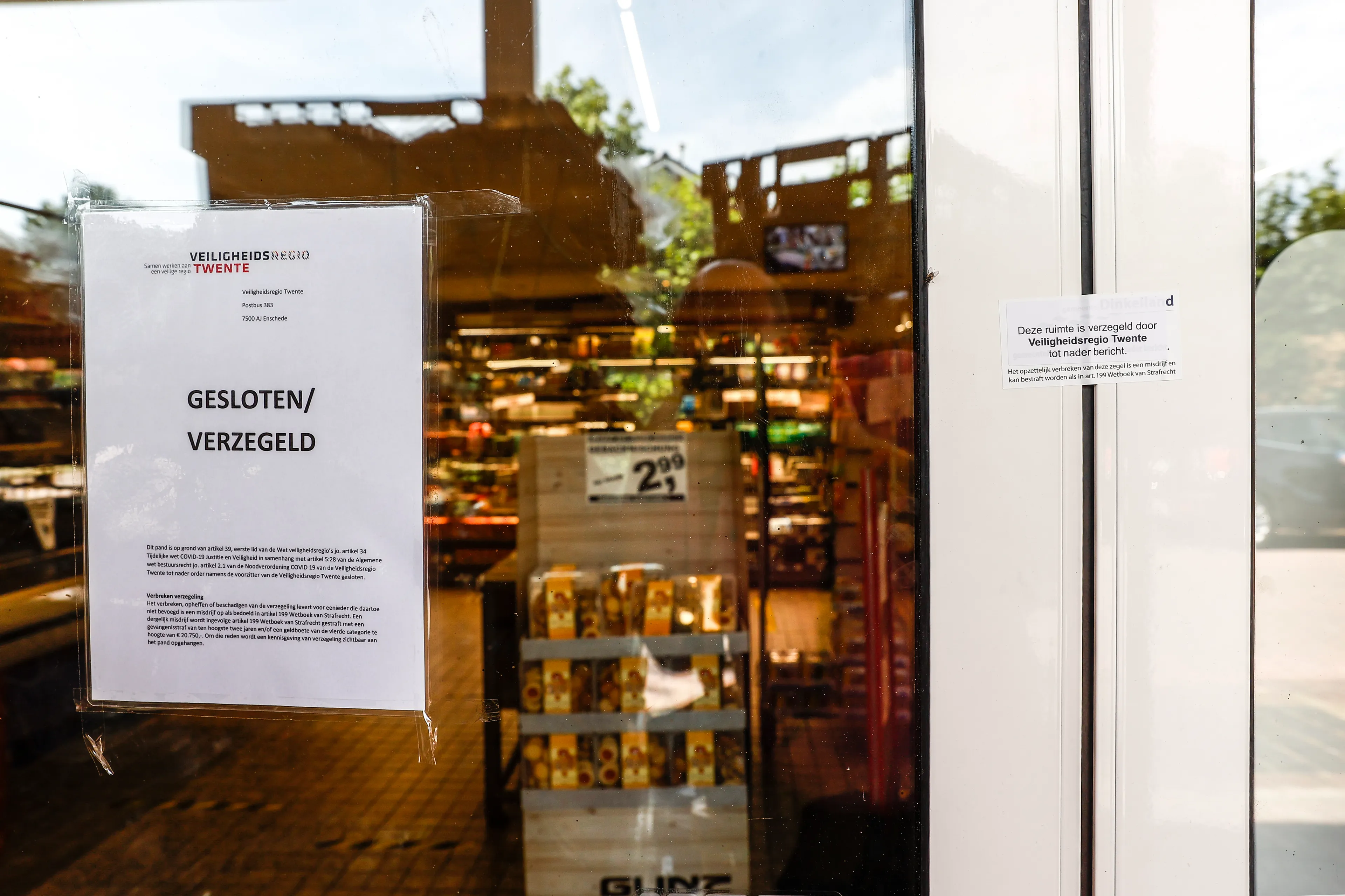 Twentse 'corona-supermarkt' Berning mag vrijdag weer open