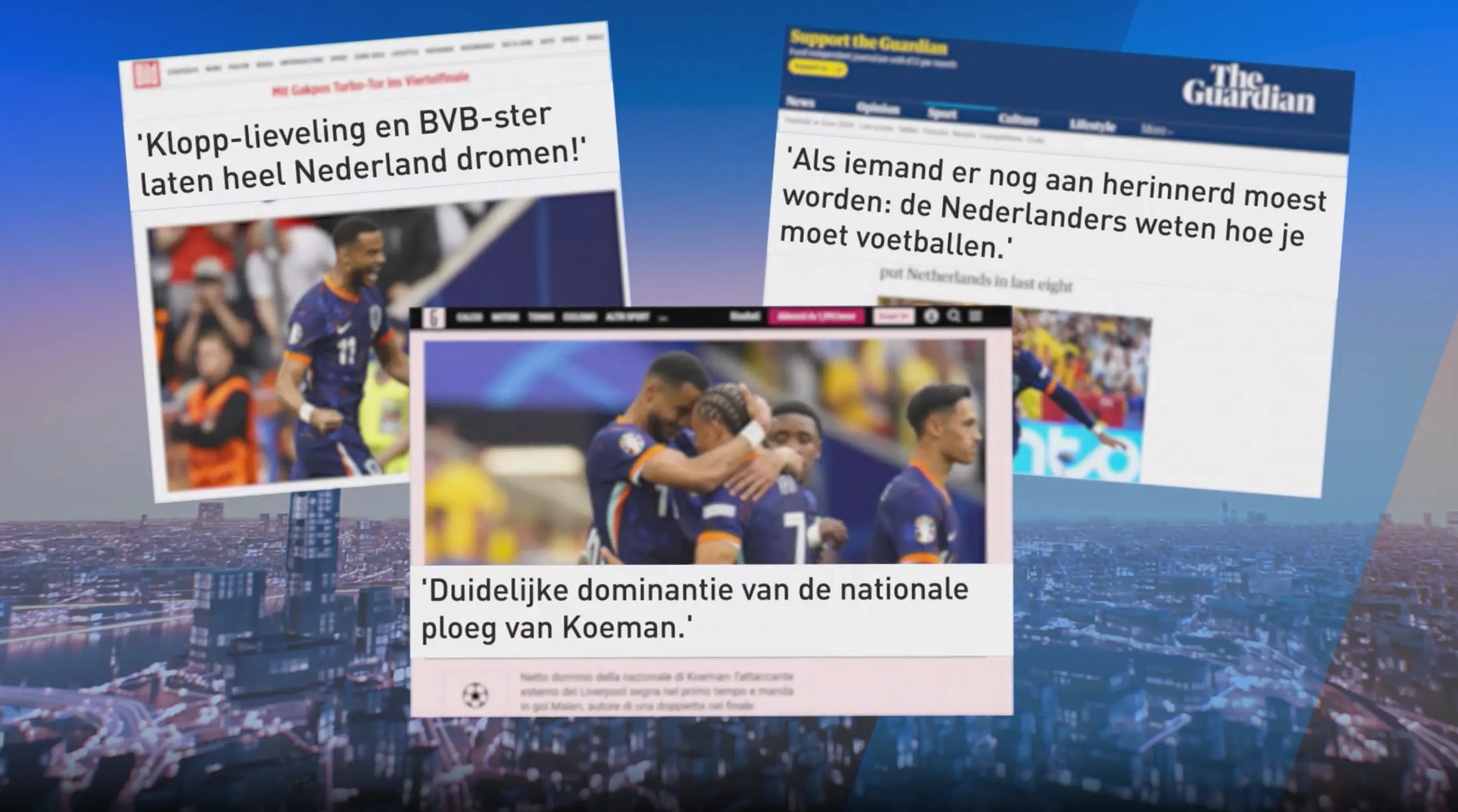 Buitenlandse media lyrisch over Oranje: 'Nederlanders weten hoe je moet voetballen'