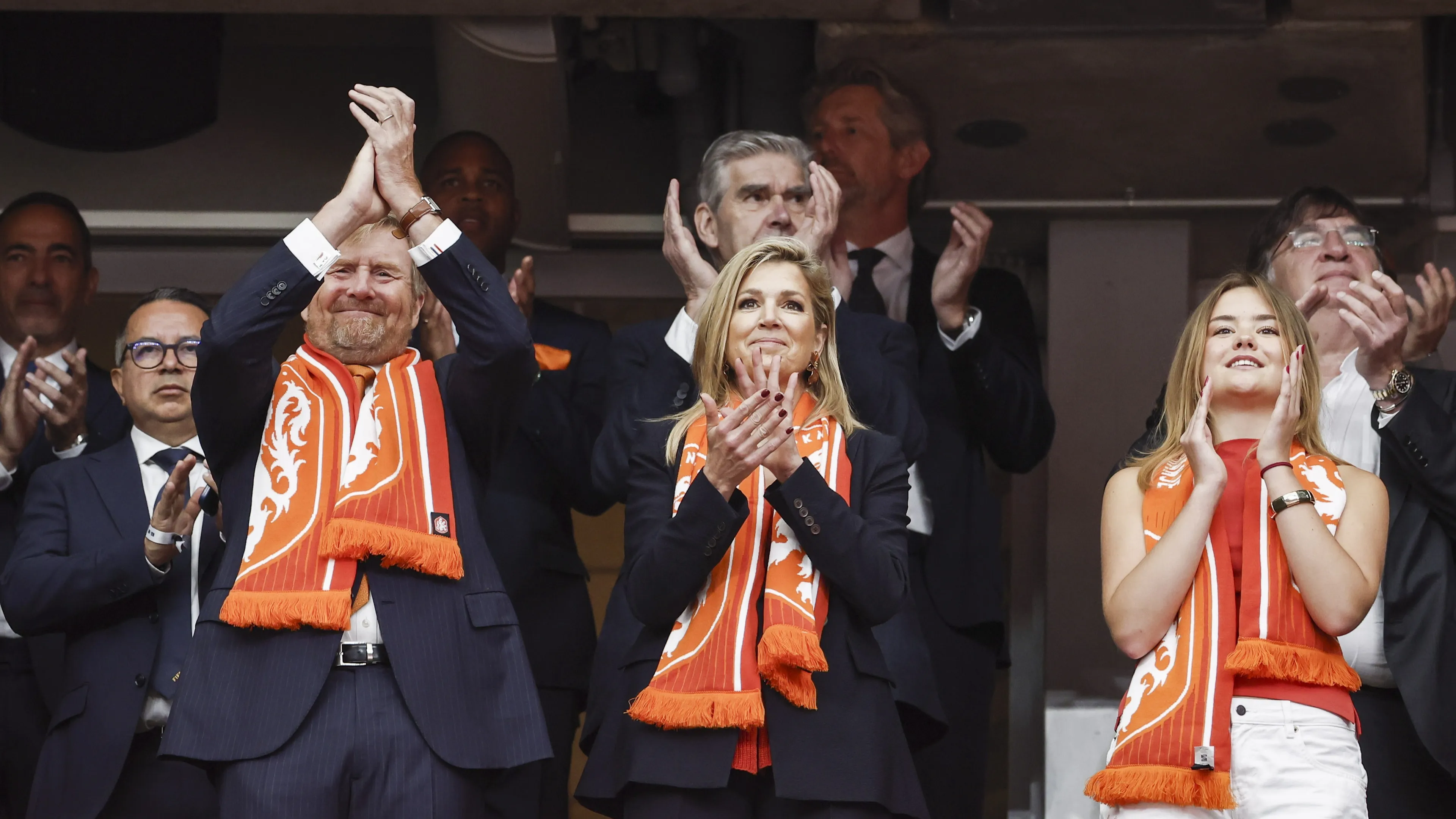 Oranje krijgt koninklijke steun in WK-stadion in Houston