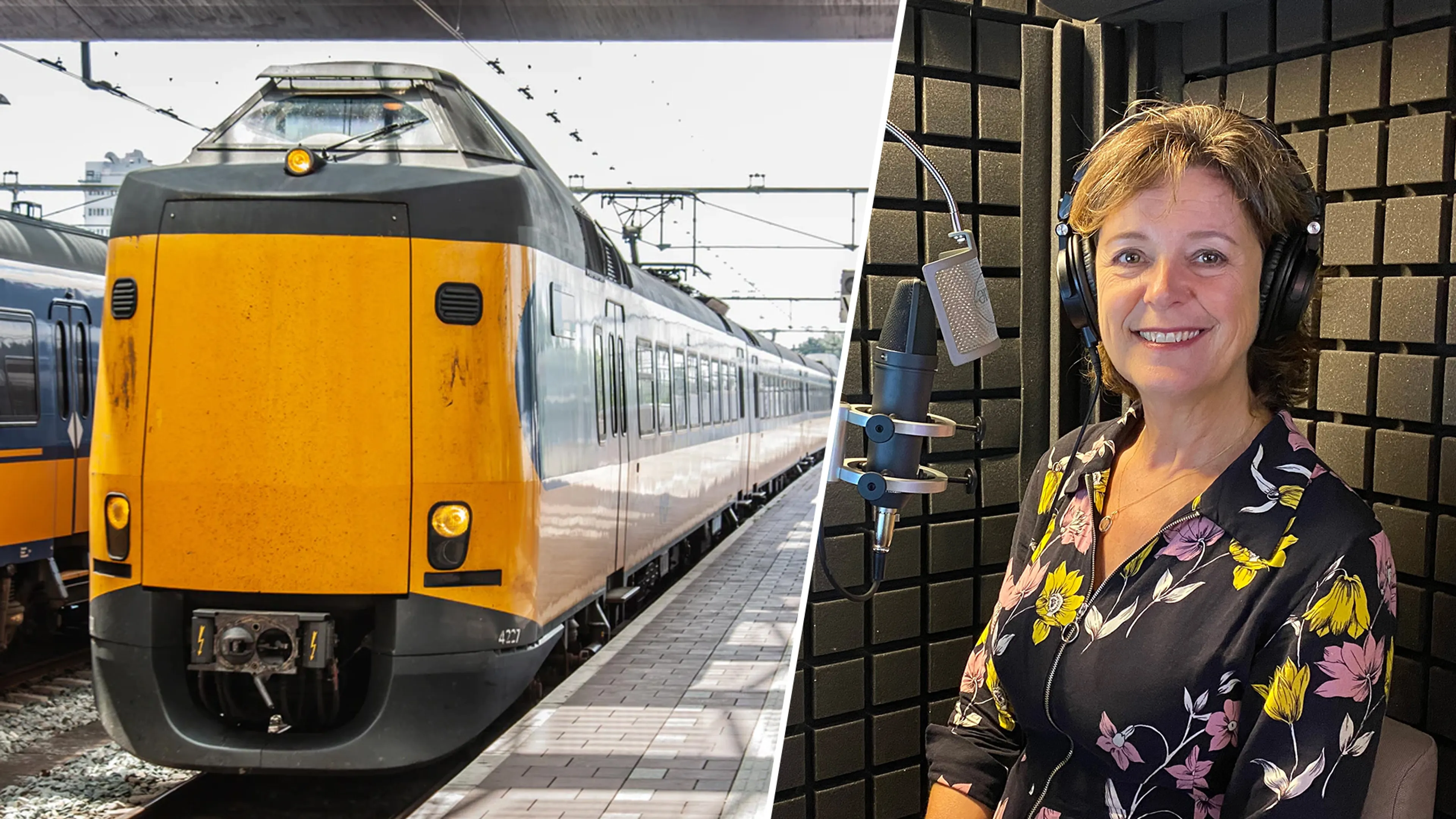 Vanaf morgen nieuwe stem op NS-stations, luister hier hoe ze klinkt