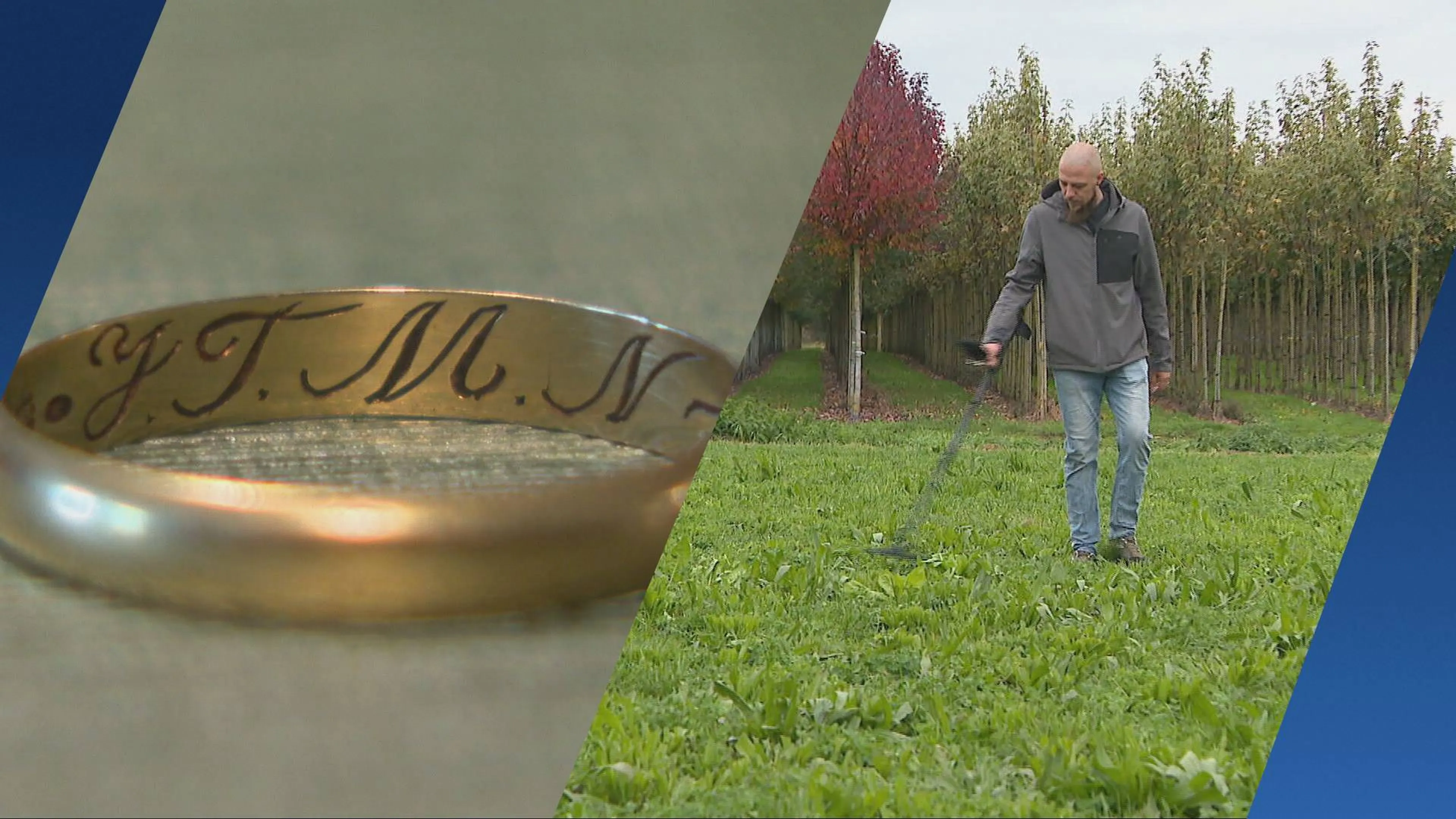Roy vindt piepkleine schat op enorm boerenland: trouwring na 82 jaar terug bij familie