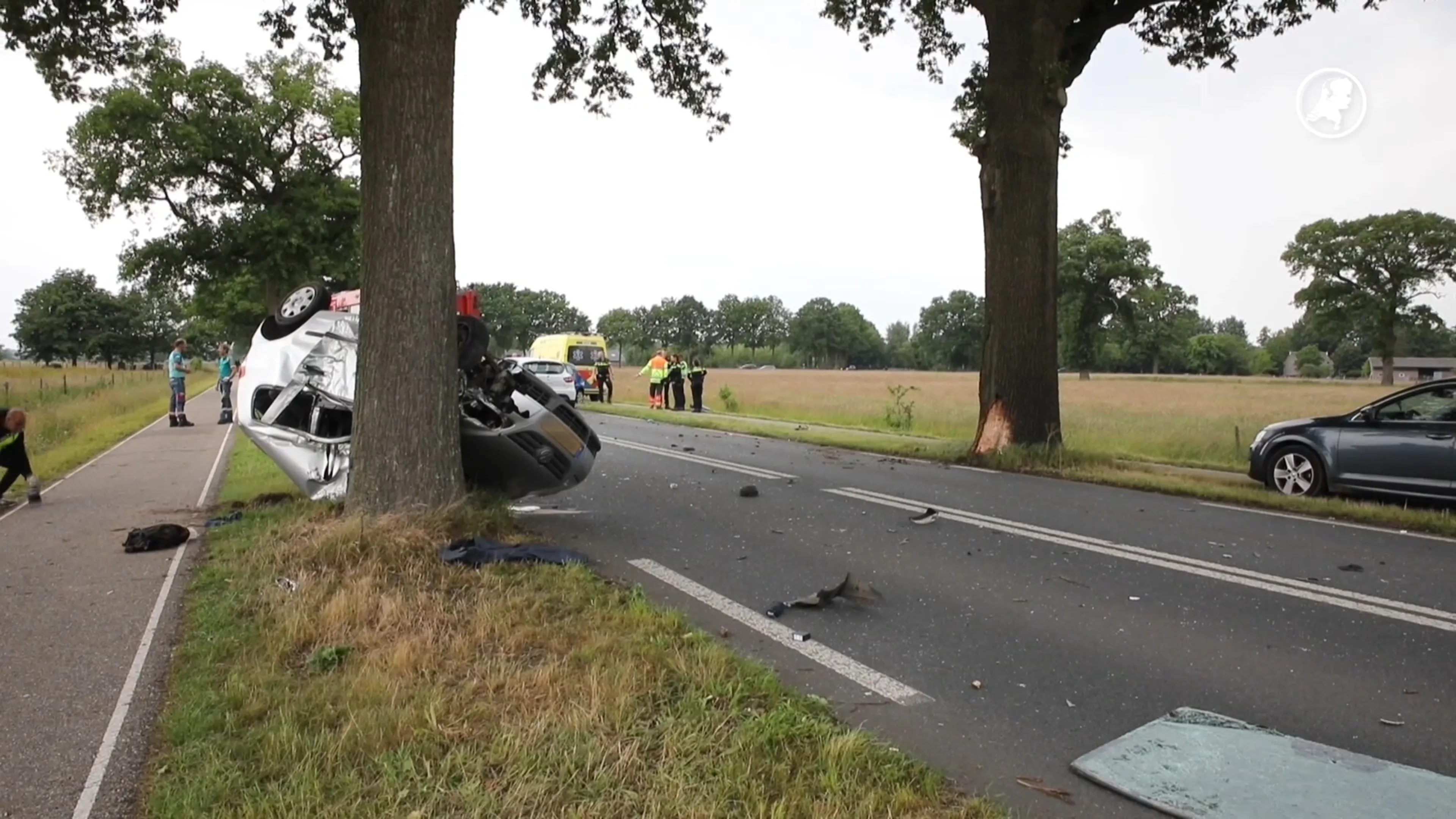 Zwaargewonde door ongeluk op N345