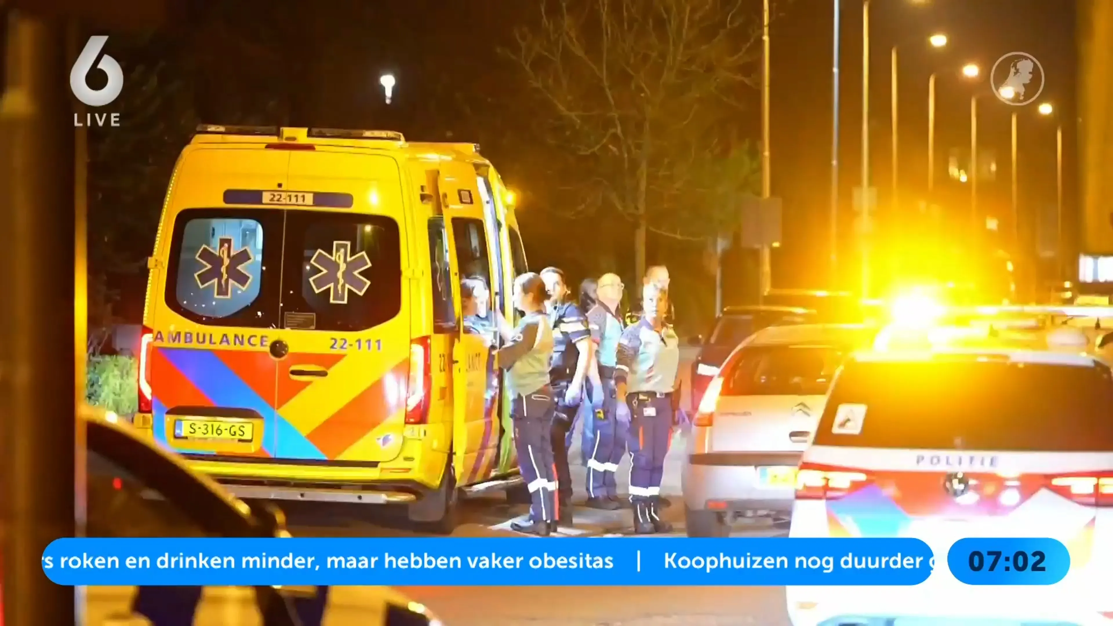 Inbreker wordt op heterdaad betrapt en raakt zwaargewond.