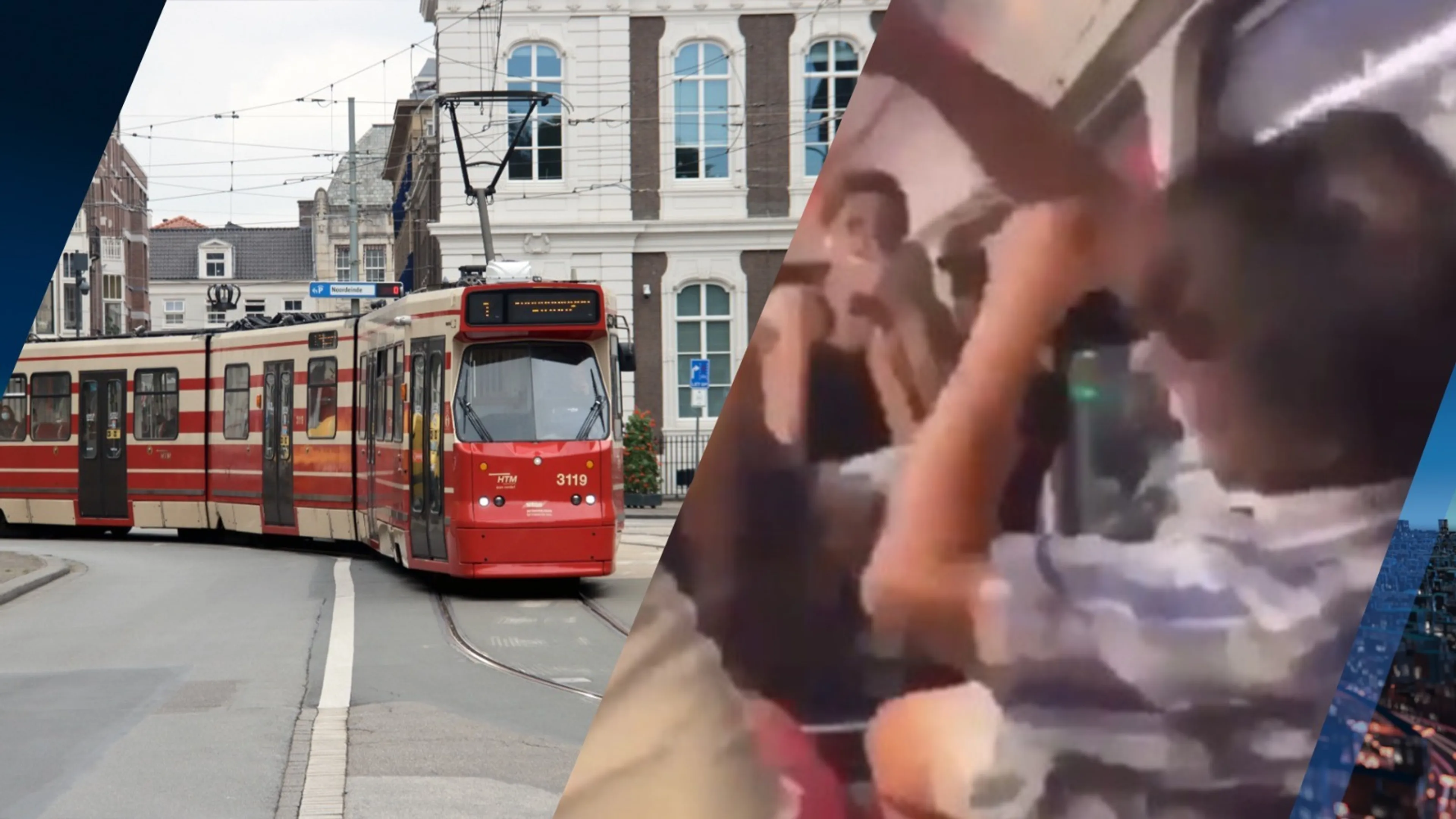 Vier jonge vrouwen aangehouden na mishandelen man in tram Scheveningen