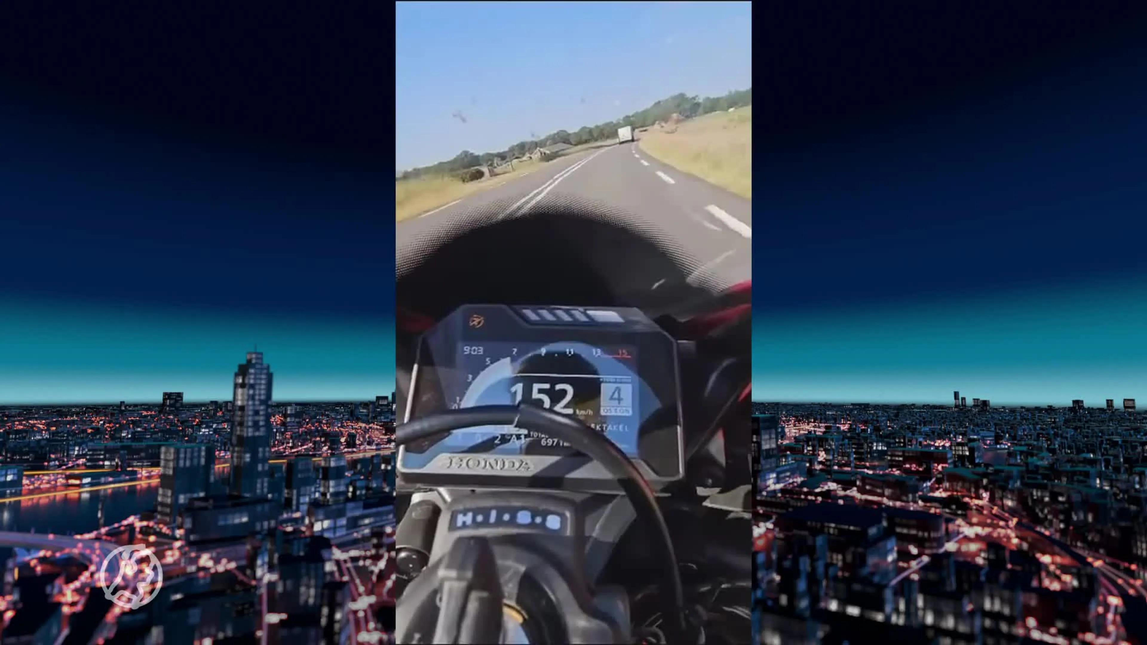 Motor-aso scheurt met 299 km/u over N-weg en zet beelden zelf online