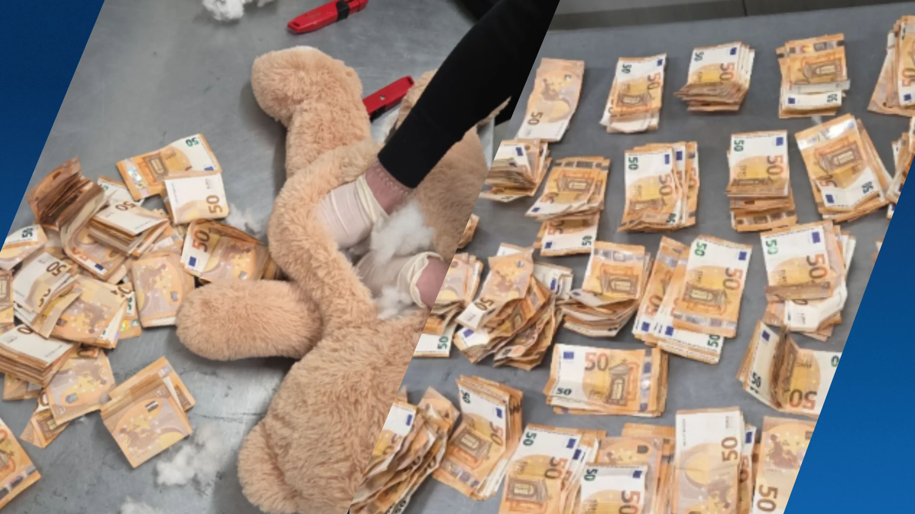 Bizar: politie vindt 50.000 euro in teddybeer bij postsorteercentrum