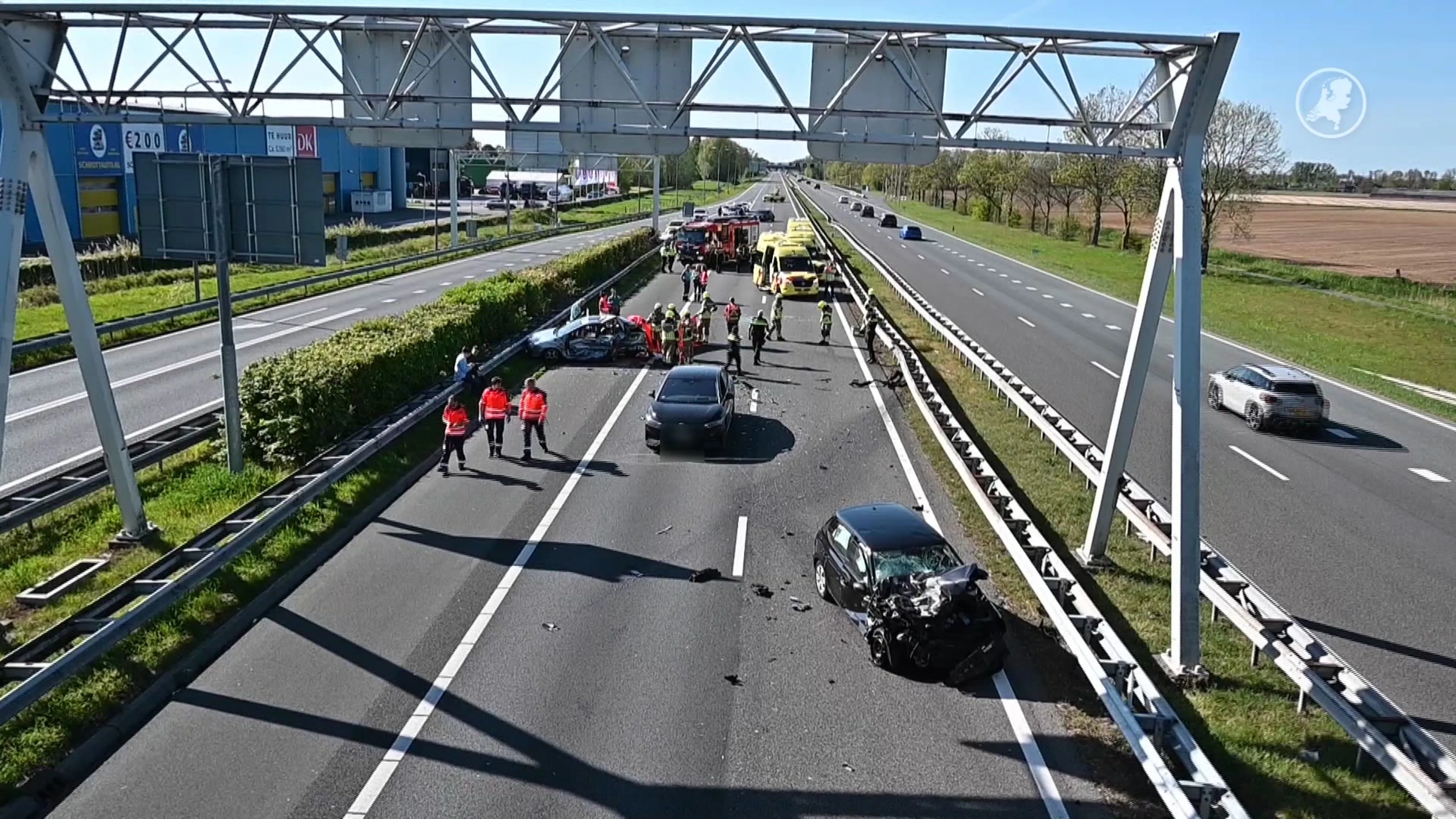 Dode bij kettingbotsing op A12 is man (66) uit Doornspijk