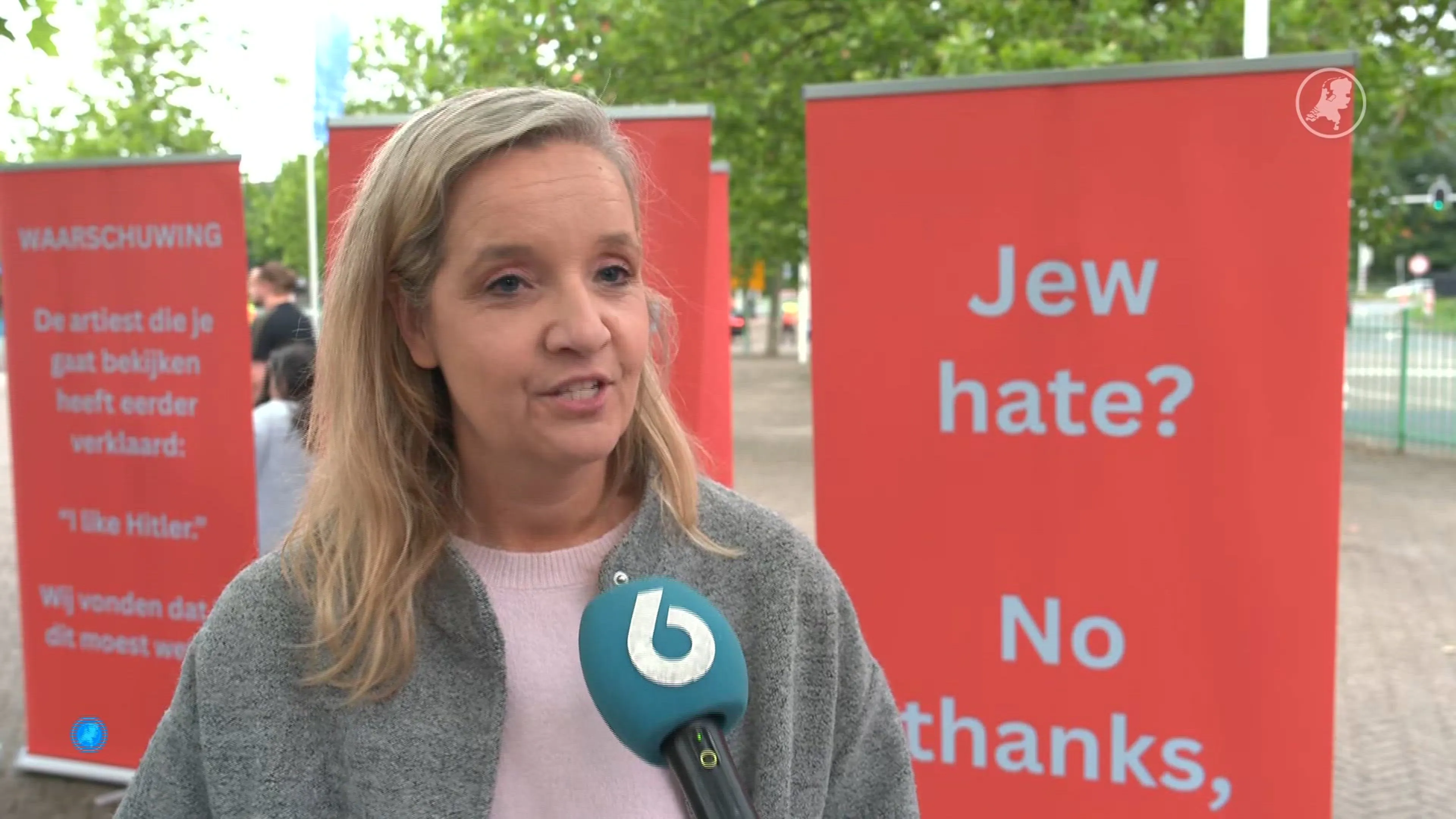 Protesten tegen de komst van Ye