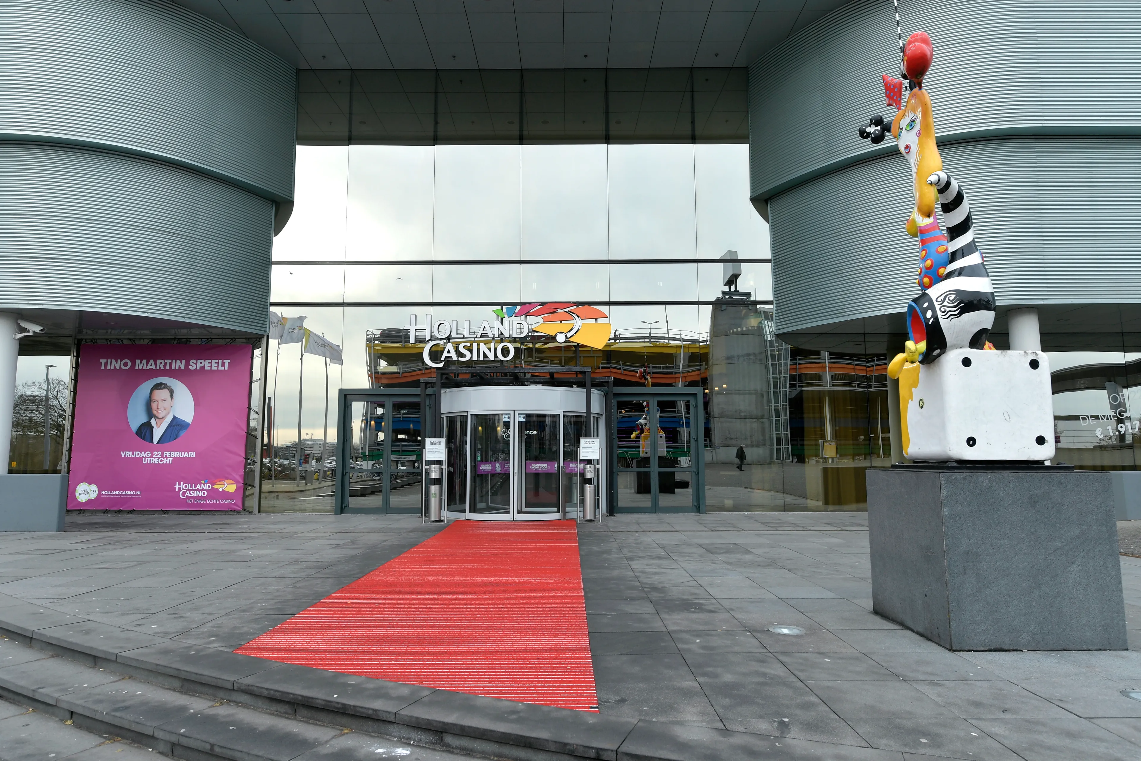 500 asielzoekers opgevangen in voormalig casino Utrecht