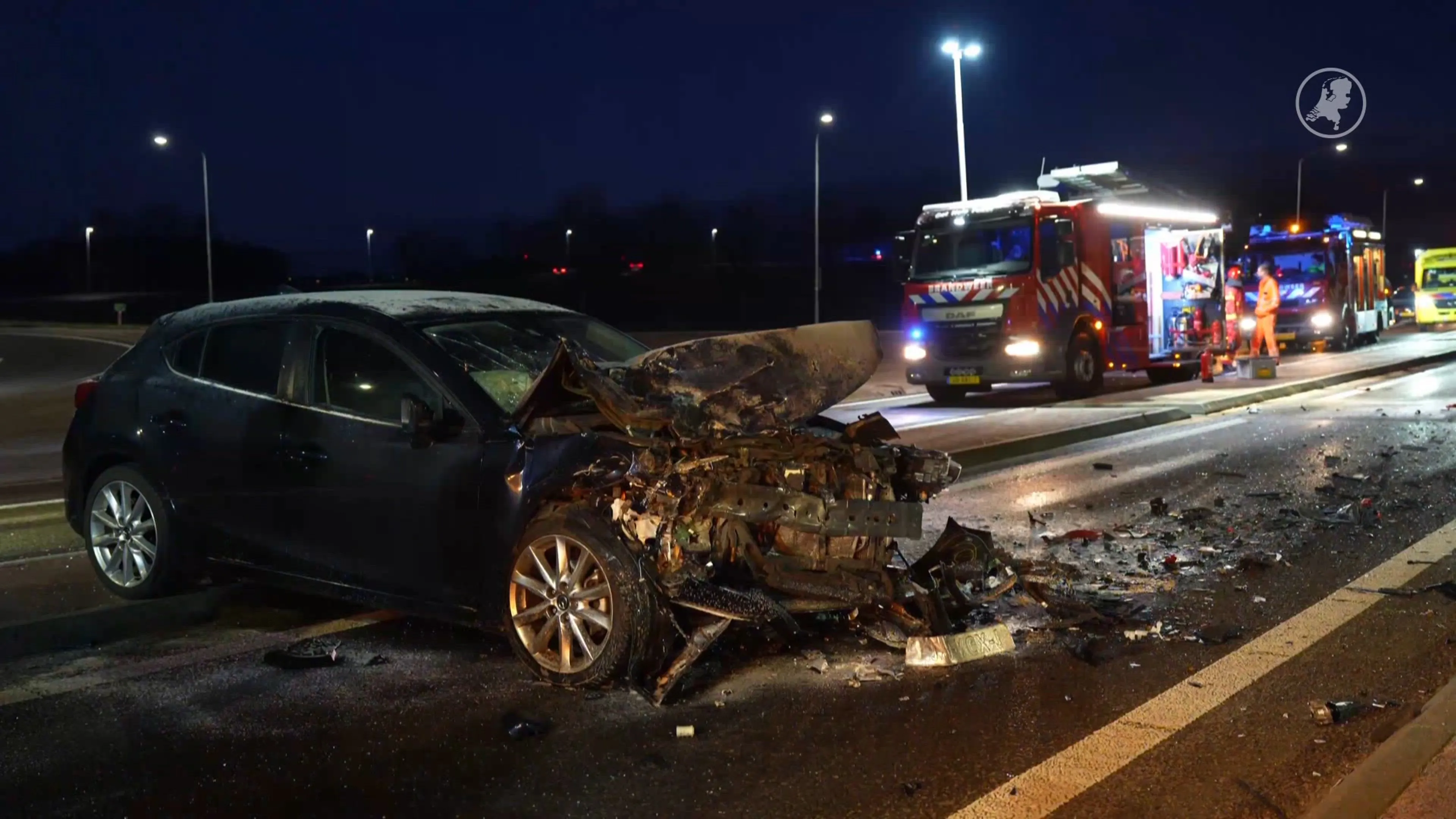 Gewonde man (25) verkeersongeval Alteveer overleden