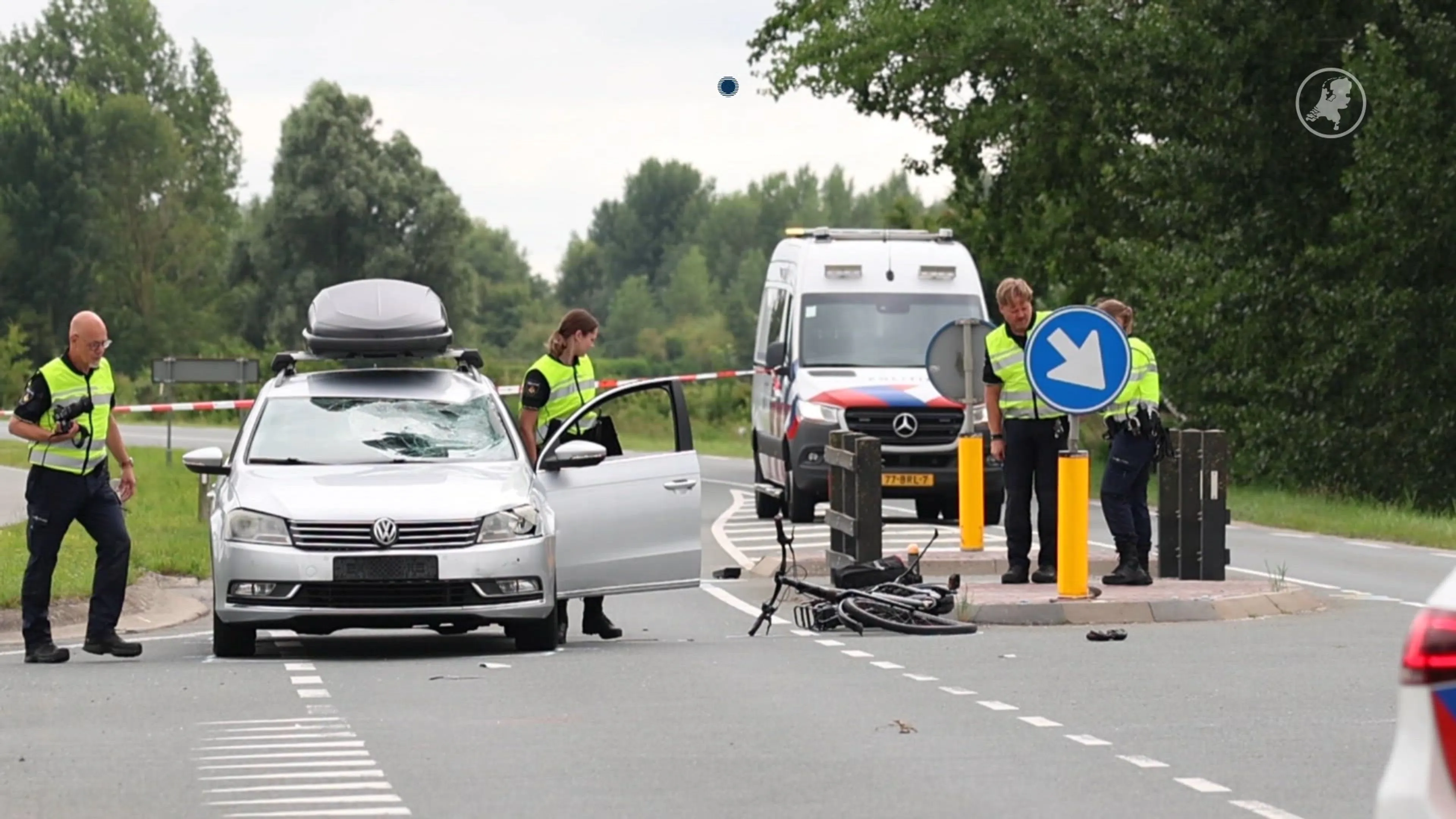 Fietsster komt om bij ongeval Marrum