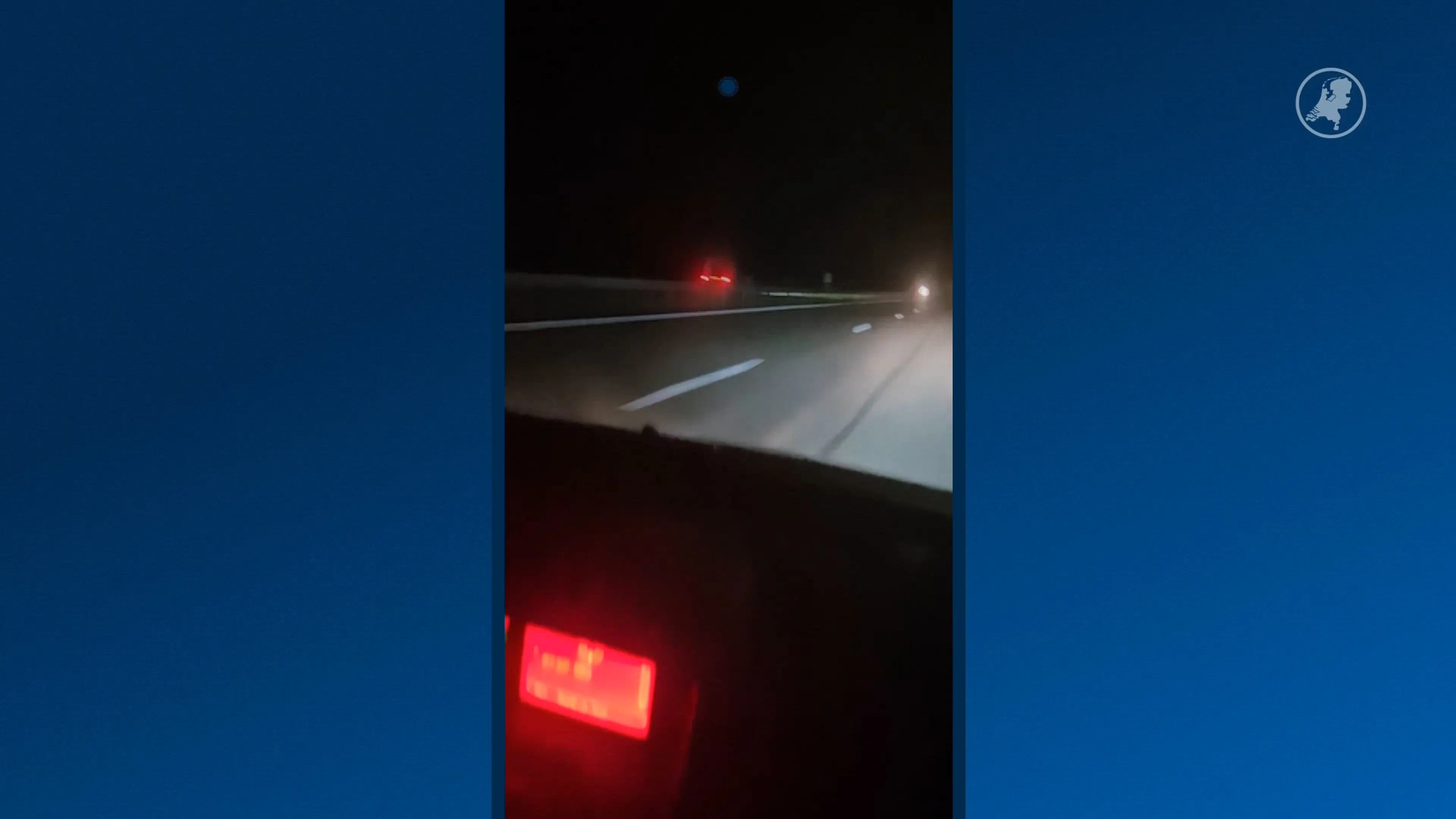 Rewan jaagt achter spookrijder aan op A28