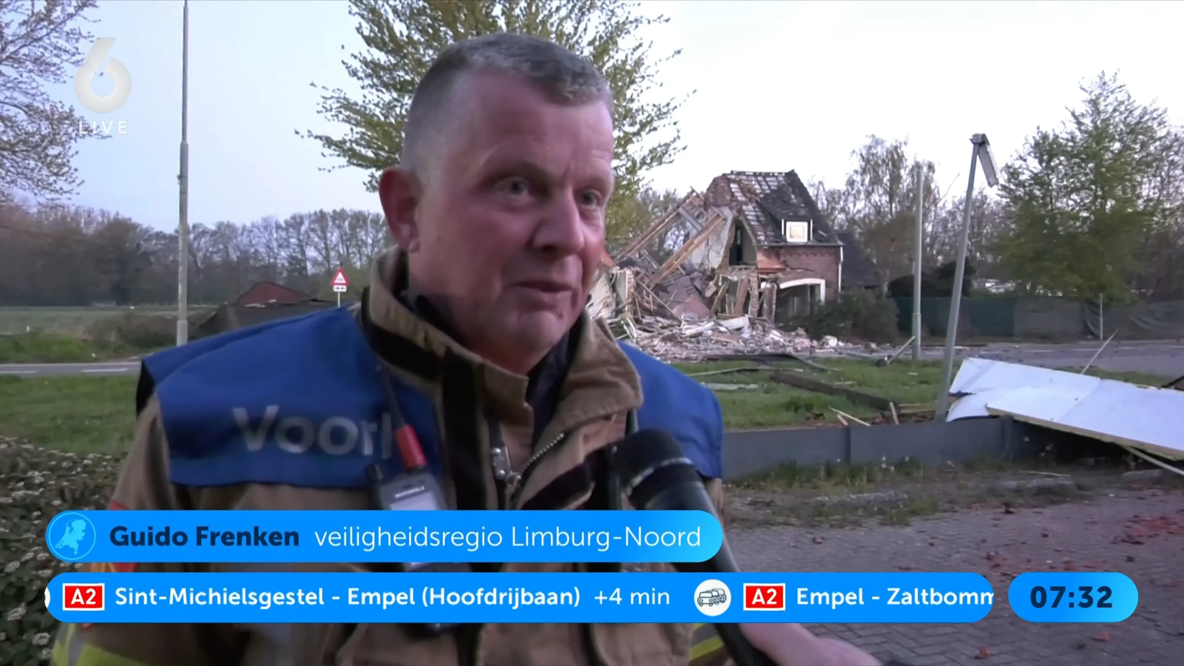 Reactie brandweer na grote explosie Roermond
