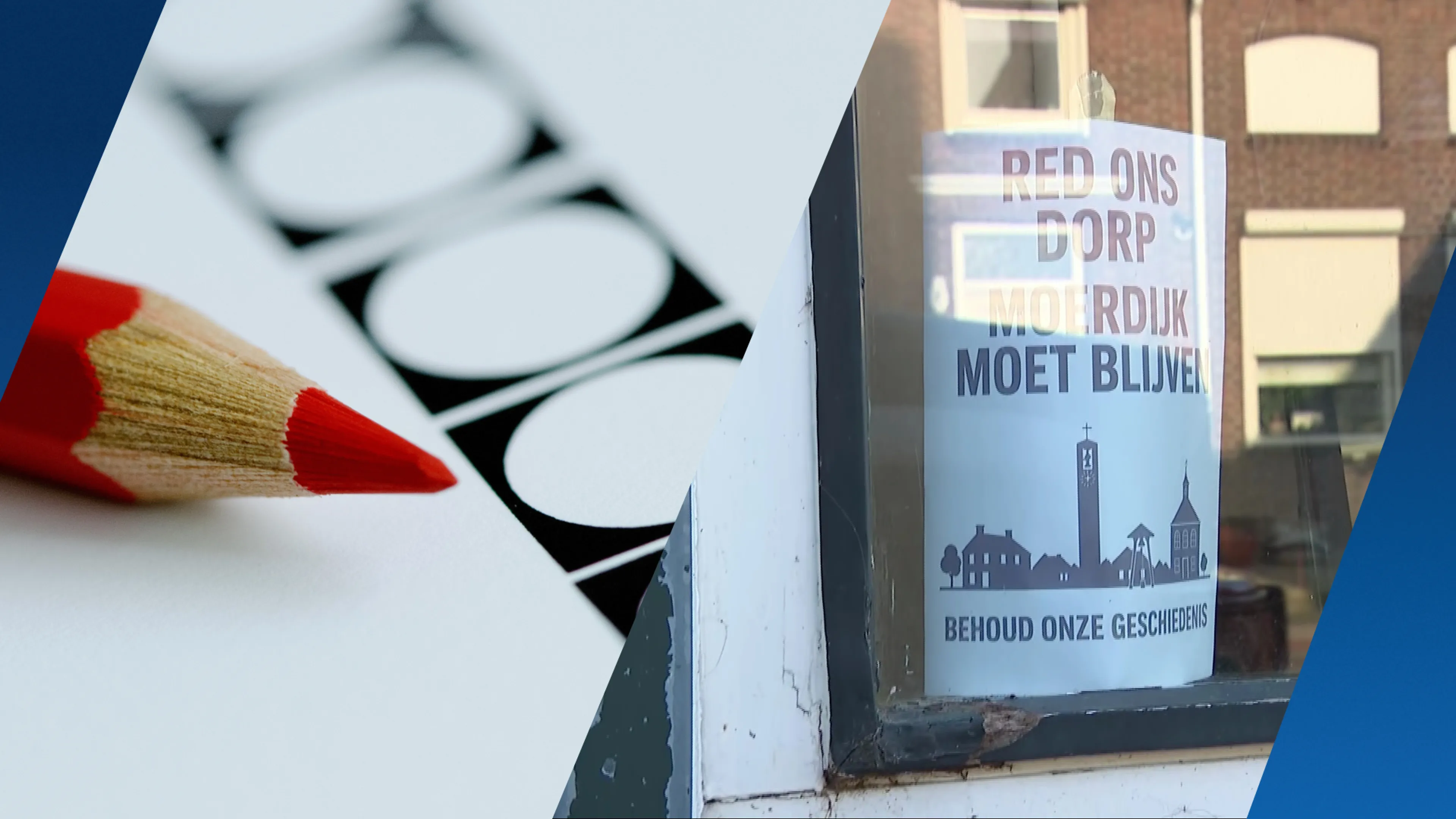 Gaan Moerdijkers wel stemmen als hun dorp toch van de kaart wordt geveegd? 'Stem blanco'