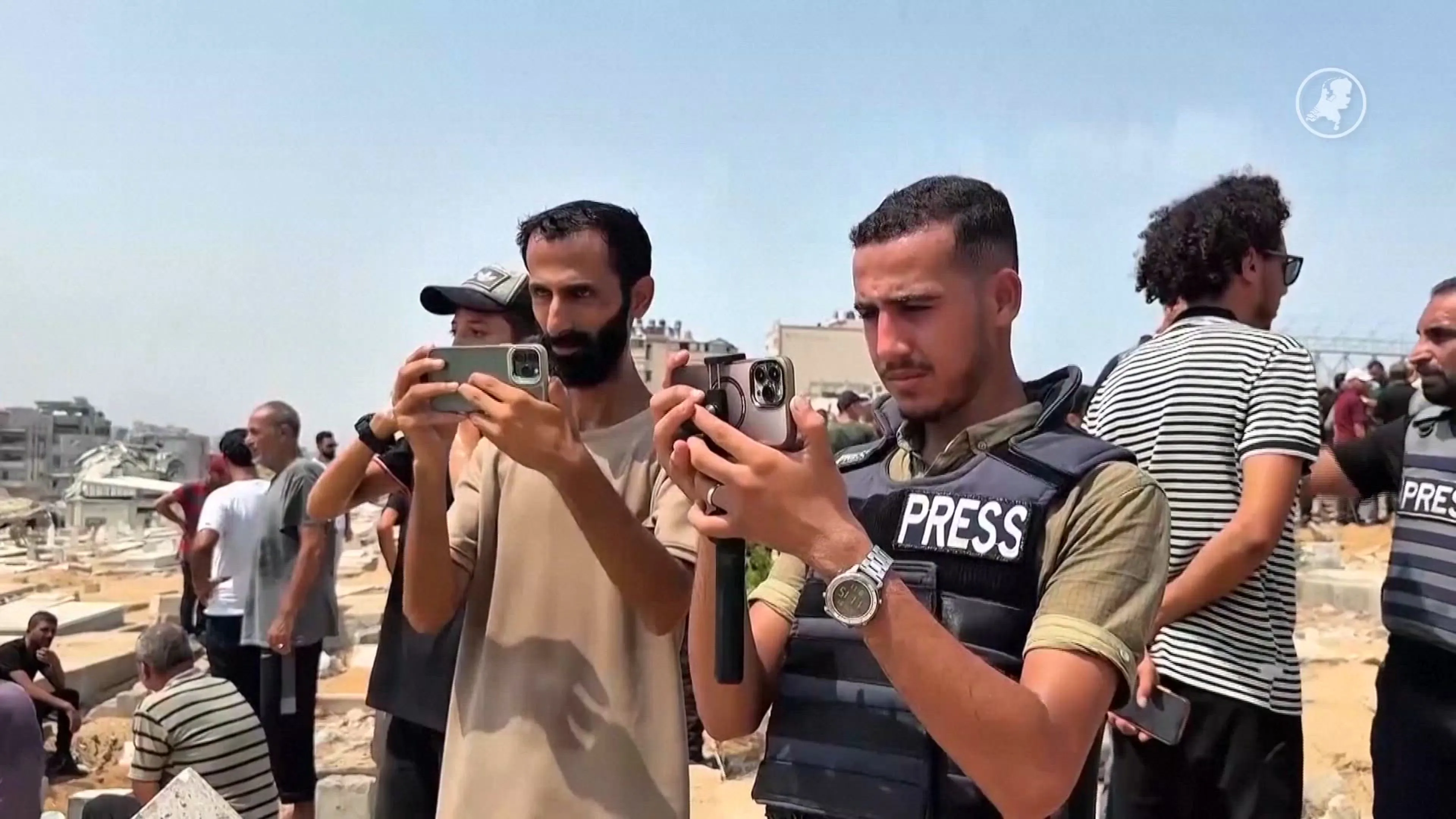 Ook Nederlandse media op zwart als protest tegen dood journalisten in Gaza