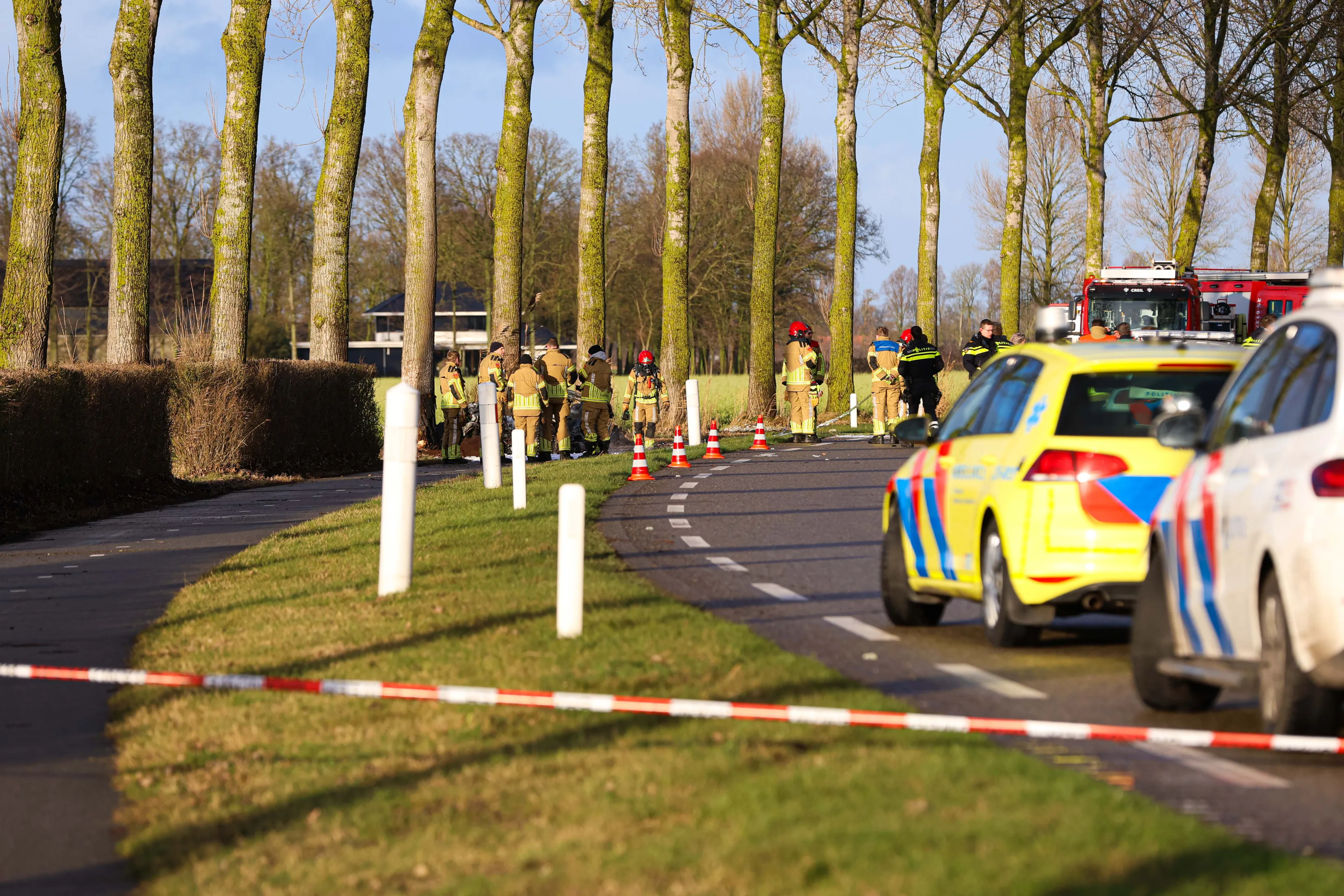 Automobilist omgekomen in Creil na in brand vliegen voertuig na botsing