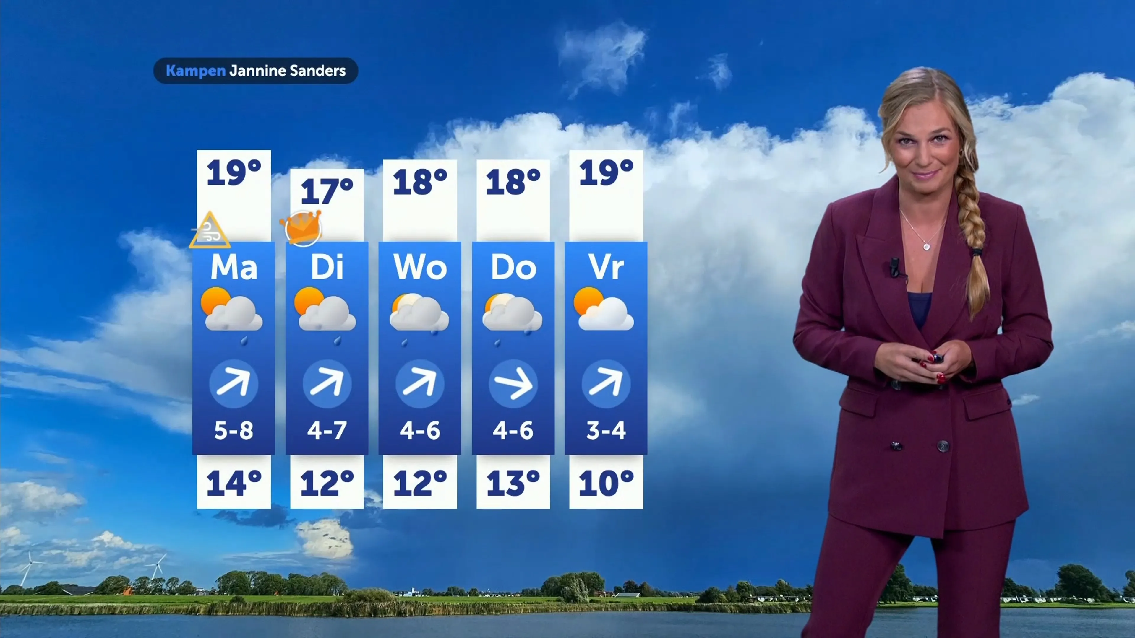 Weer slaat om: harde wind en buien op Prinsjesdagweek