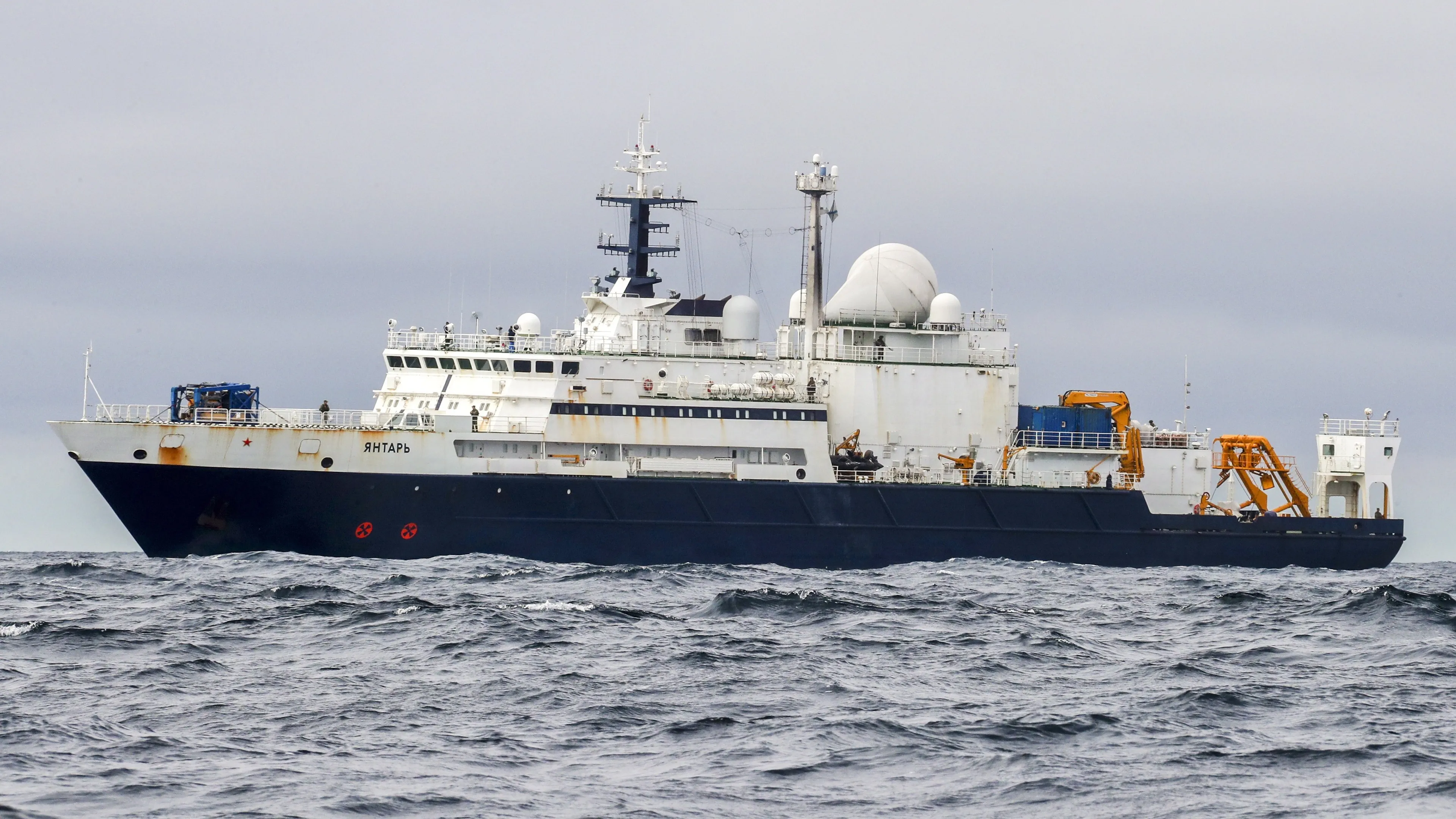 Nederlandse marine volgde Russisch spionageschip op de Noordzee