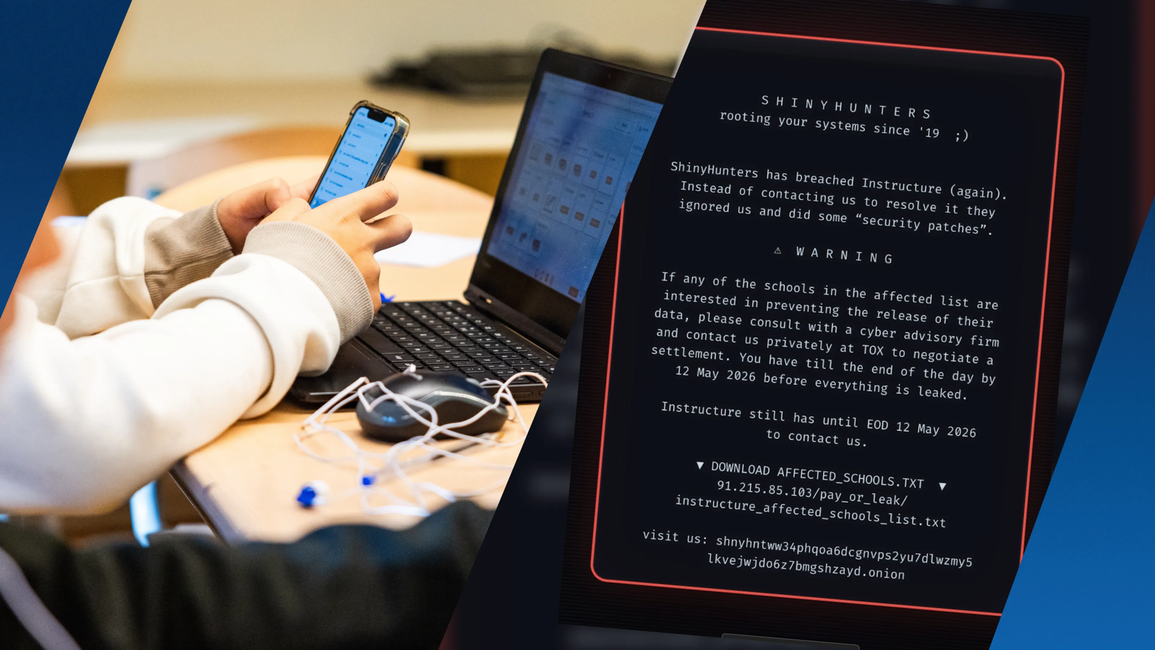 Onderwijsplatform Canvas sluit deal met hackers na grote cyberaanval