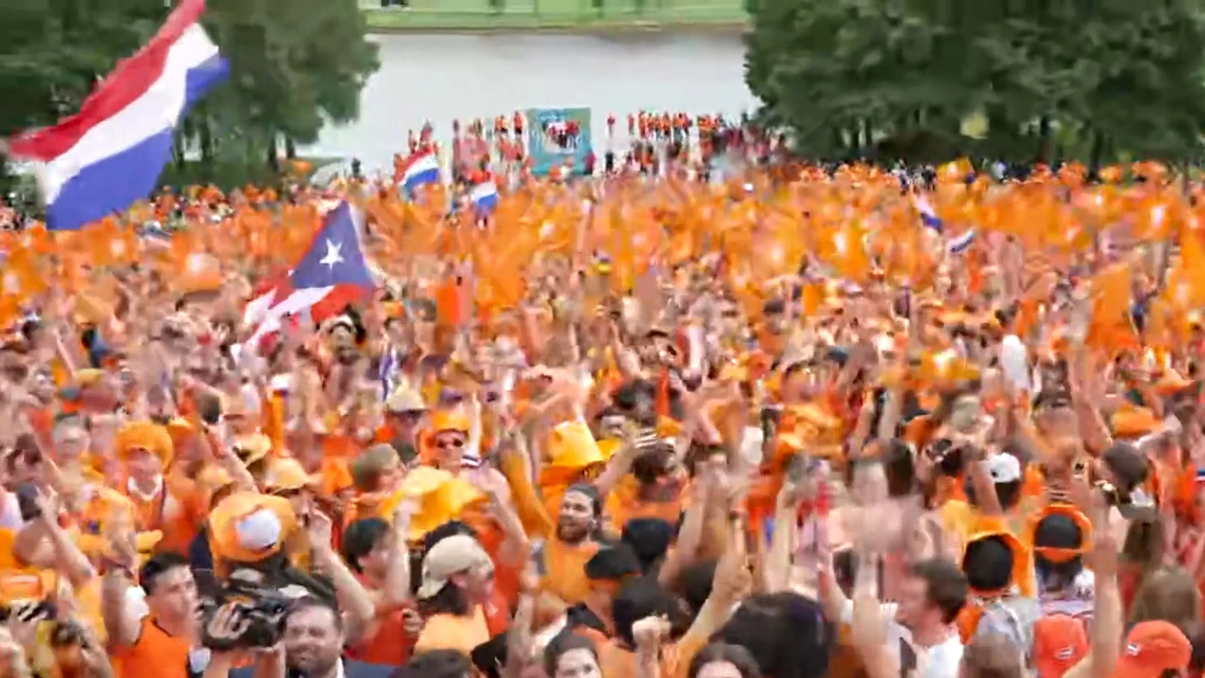 Oranjesfeer zit er goed in in Texas