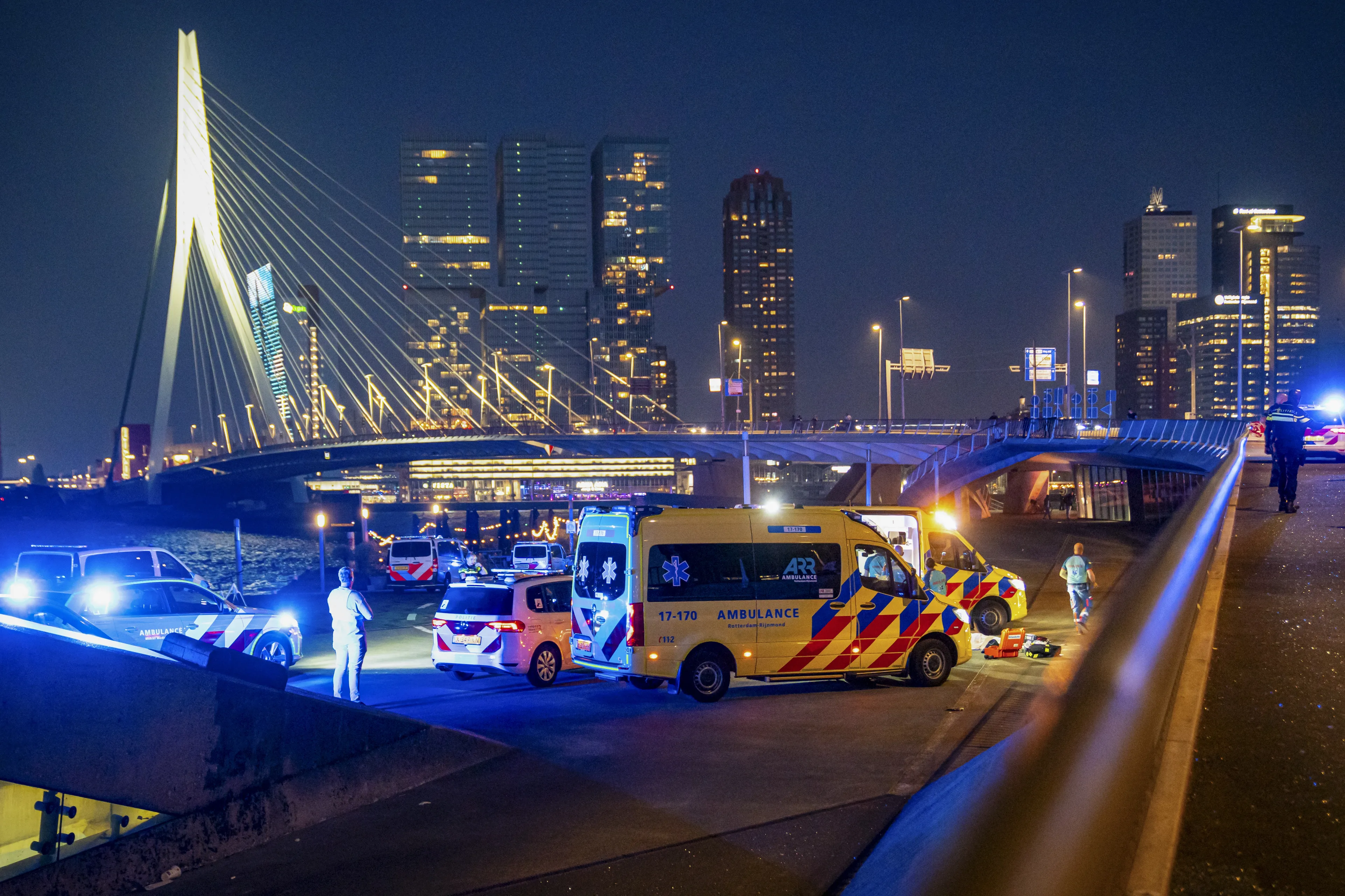 OM: doodsteker Erasmusbrug handelde met terroristisch oogmerk