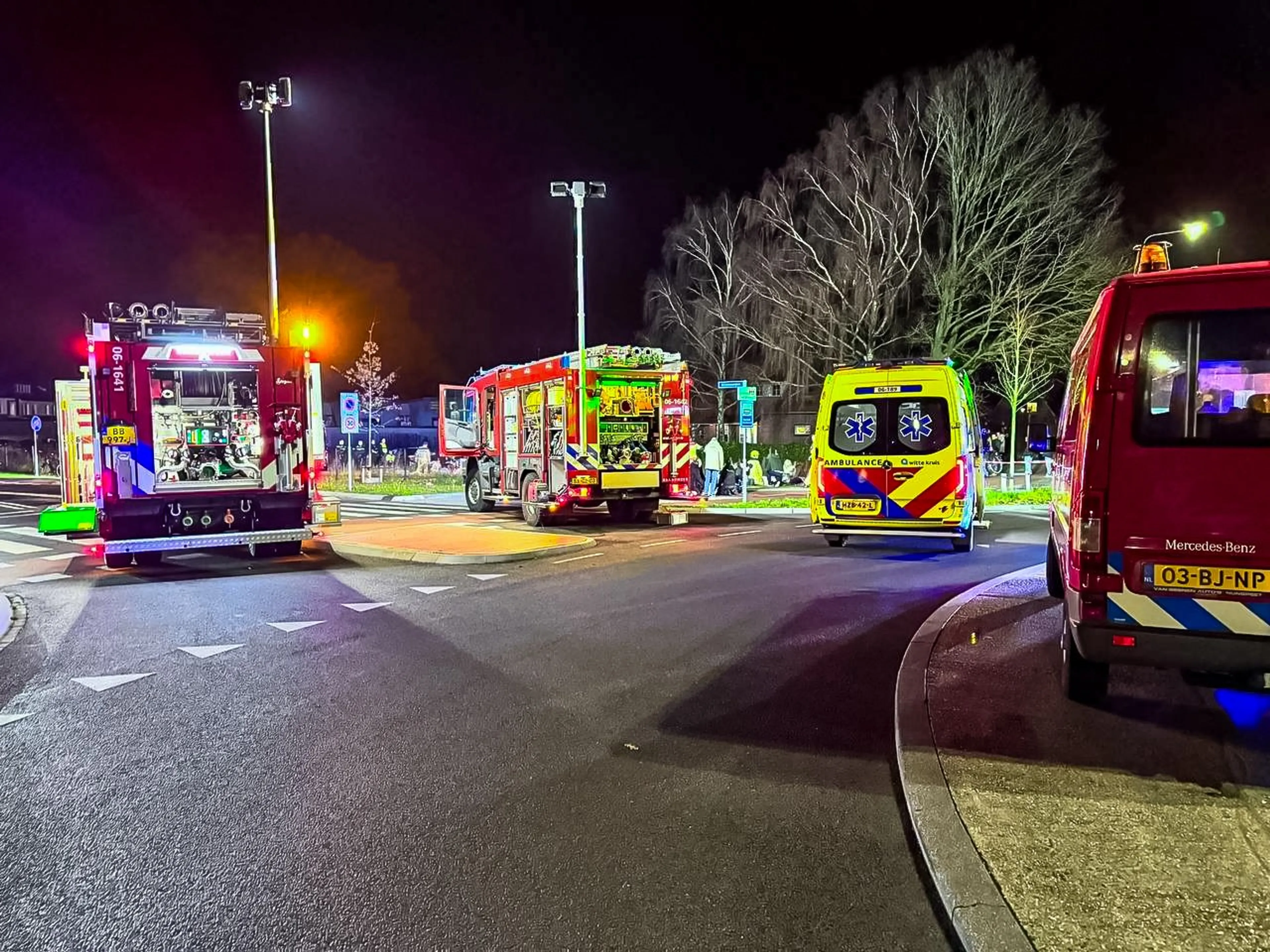 Negen gewonden nadat auto is ingereden op groep mensen in Nunspeet
